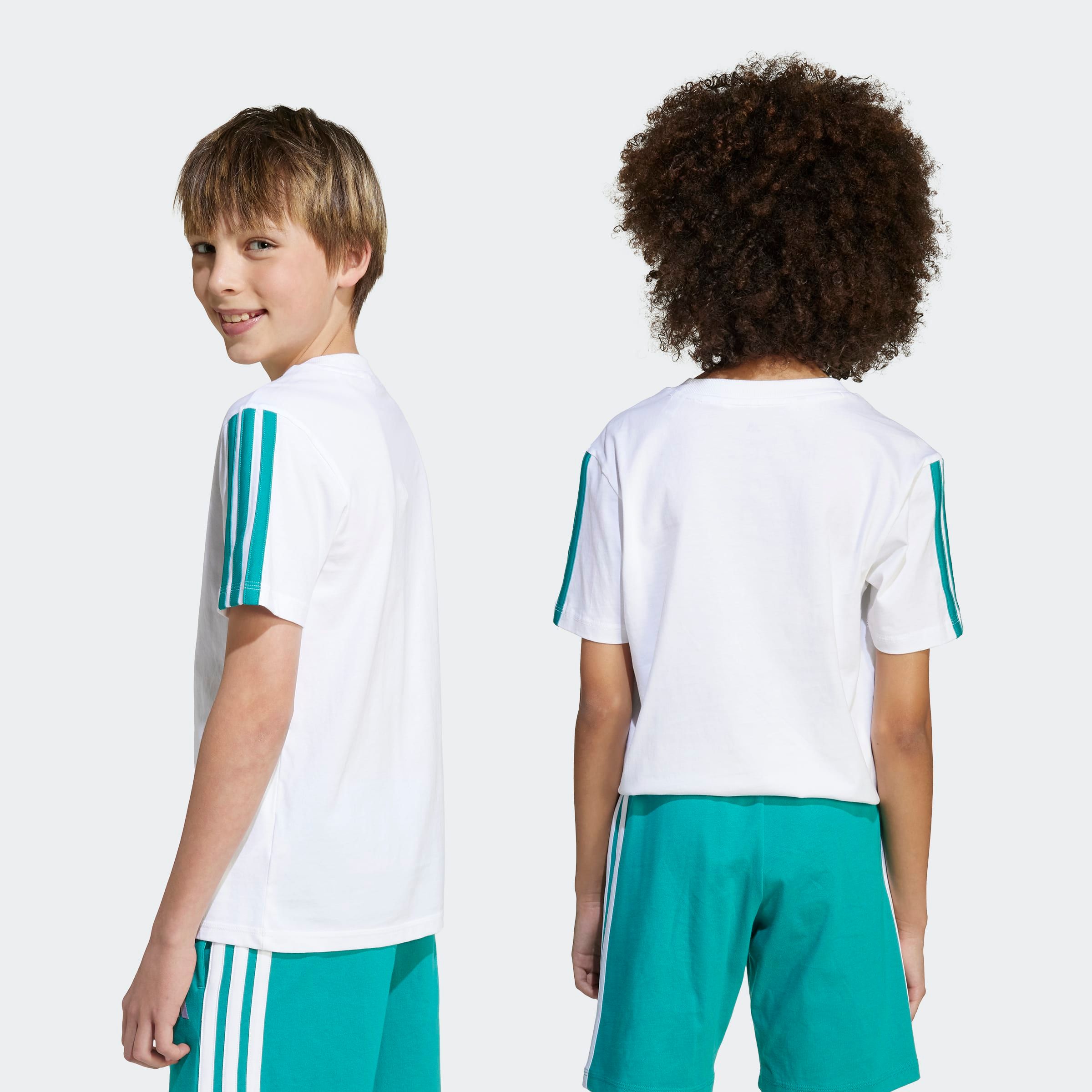 Thumbnail - adidas Sportswear T-Shirt "ESSENTIALS KIDS" sportlicher Stil, Rundhalsausschnitt, ohne Verschluss, für Kinder