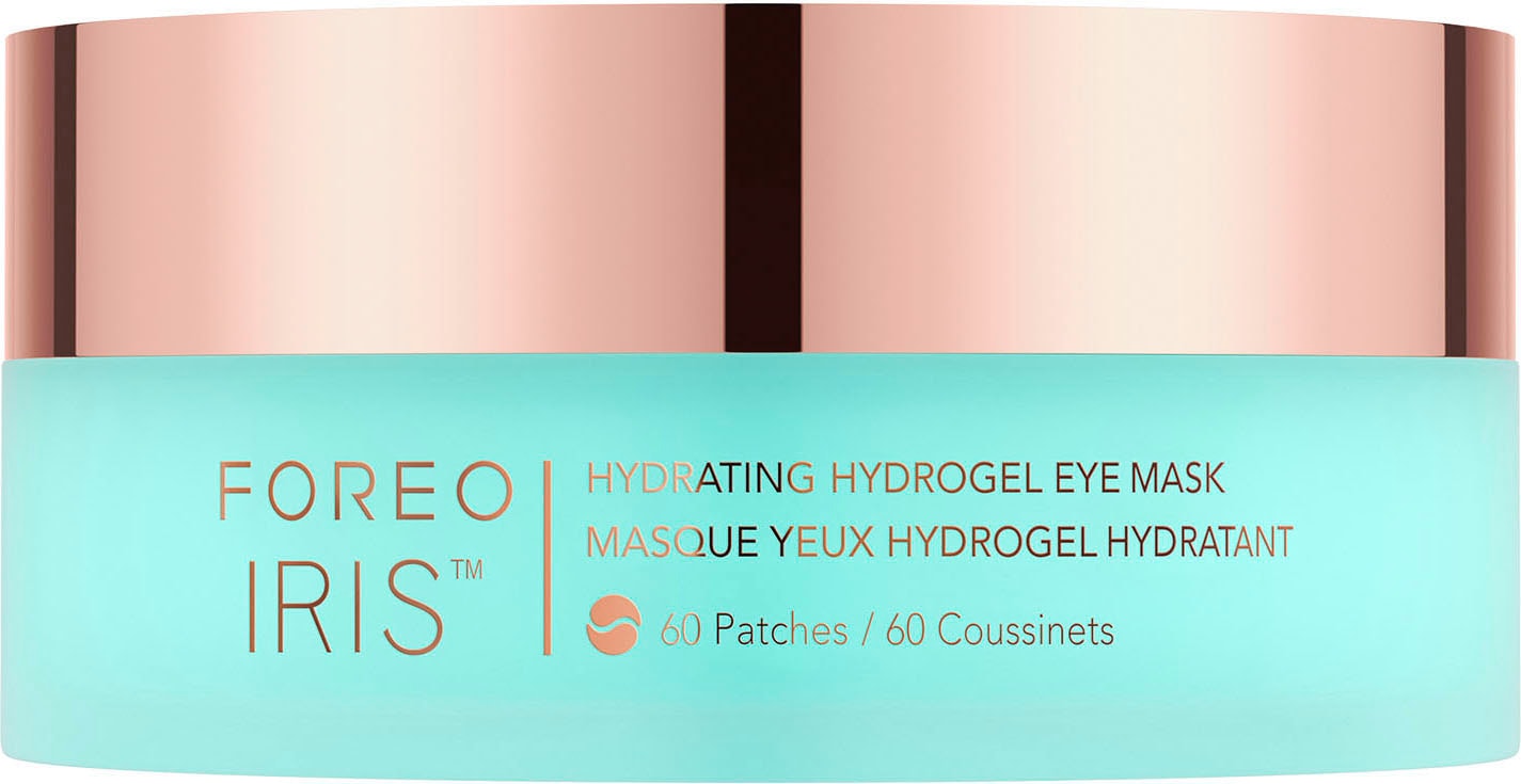 FOREO Augenpatches »IRIS™ HYDRATING HYDROGEL EYE MASK«, (Packung, 60 tlg.)