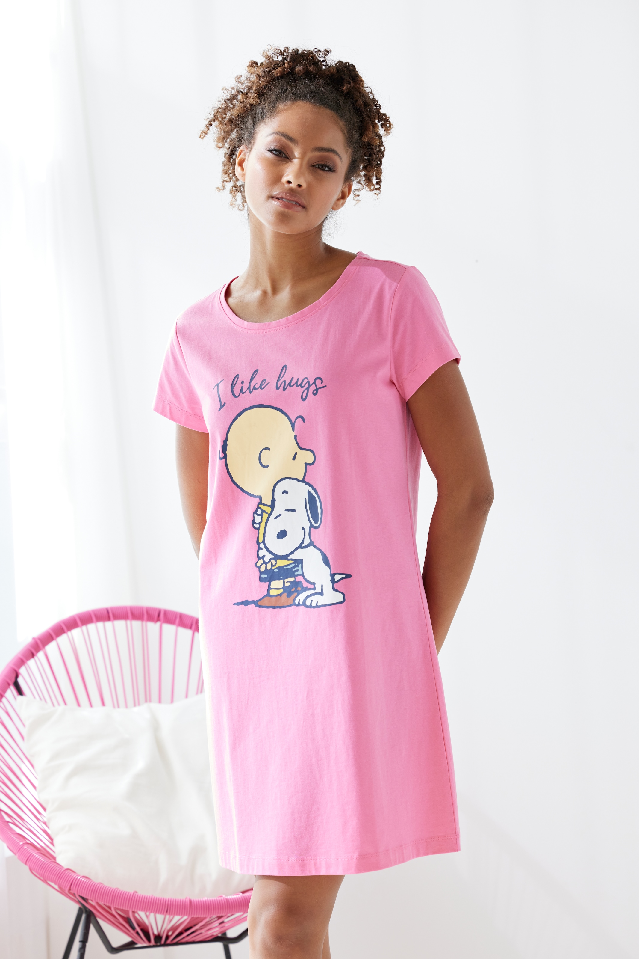 Peanuts Nachthemd 1-teilig, mit Peanuts Druck günstig online kaufen