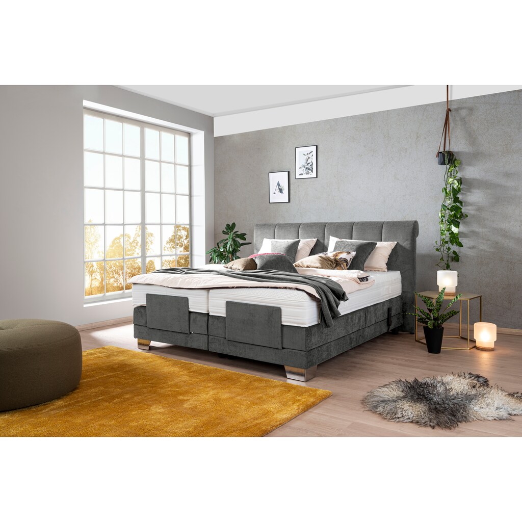 ADA trendline Boxspringbett »Imilia«, mit motorischer Verstellung, inklusive Matratze