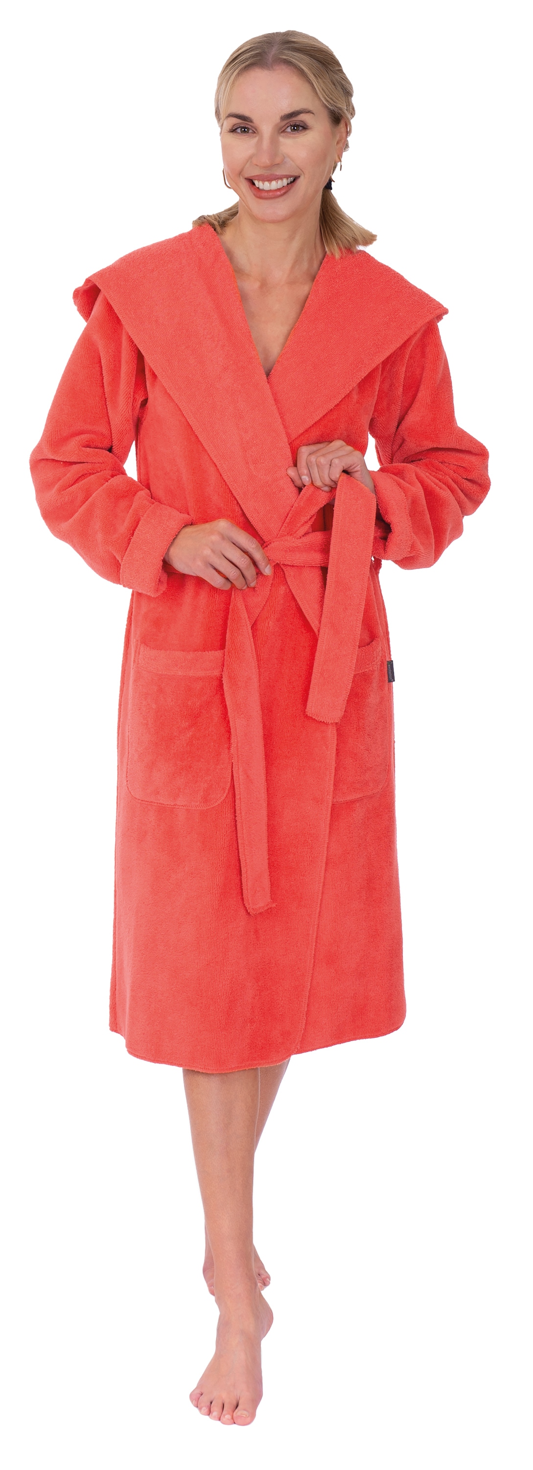 Wewo fashion Damenbademantel "6124", 1 Stk. Overlook-Naht günstig online kaufen