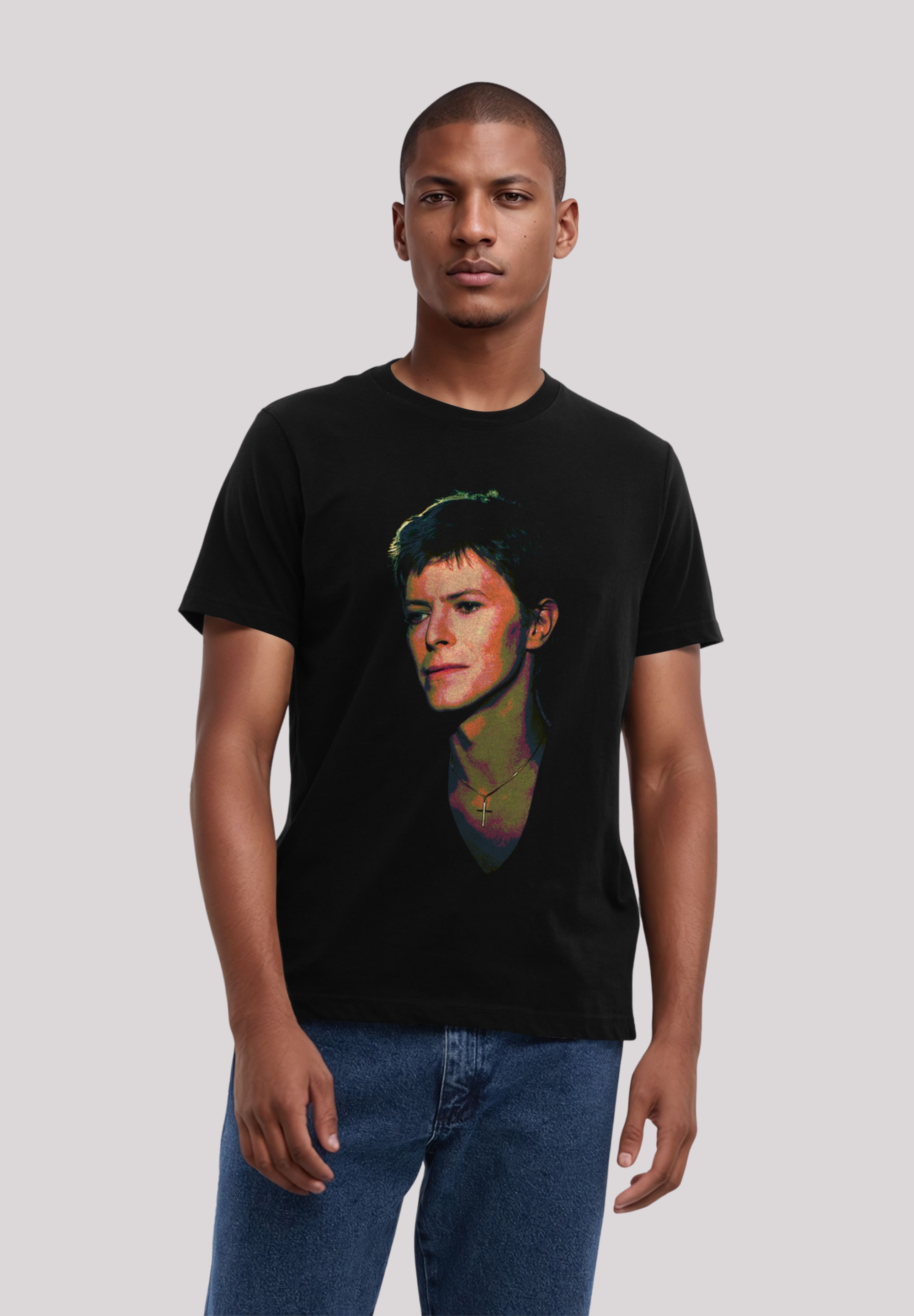 F4NT4STIC T-Shirt "TV Times Pop Star David Bowie 1977", Premium Qualität günstig online kaufen