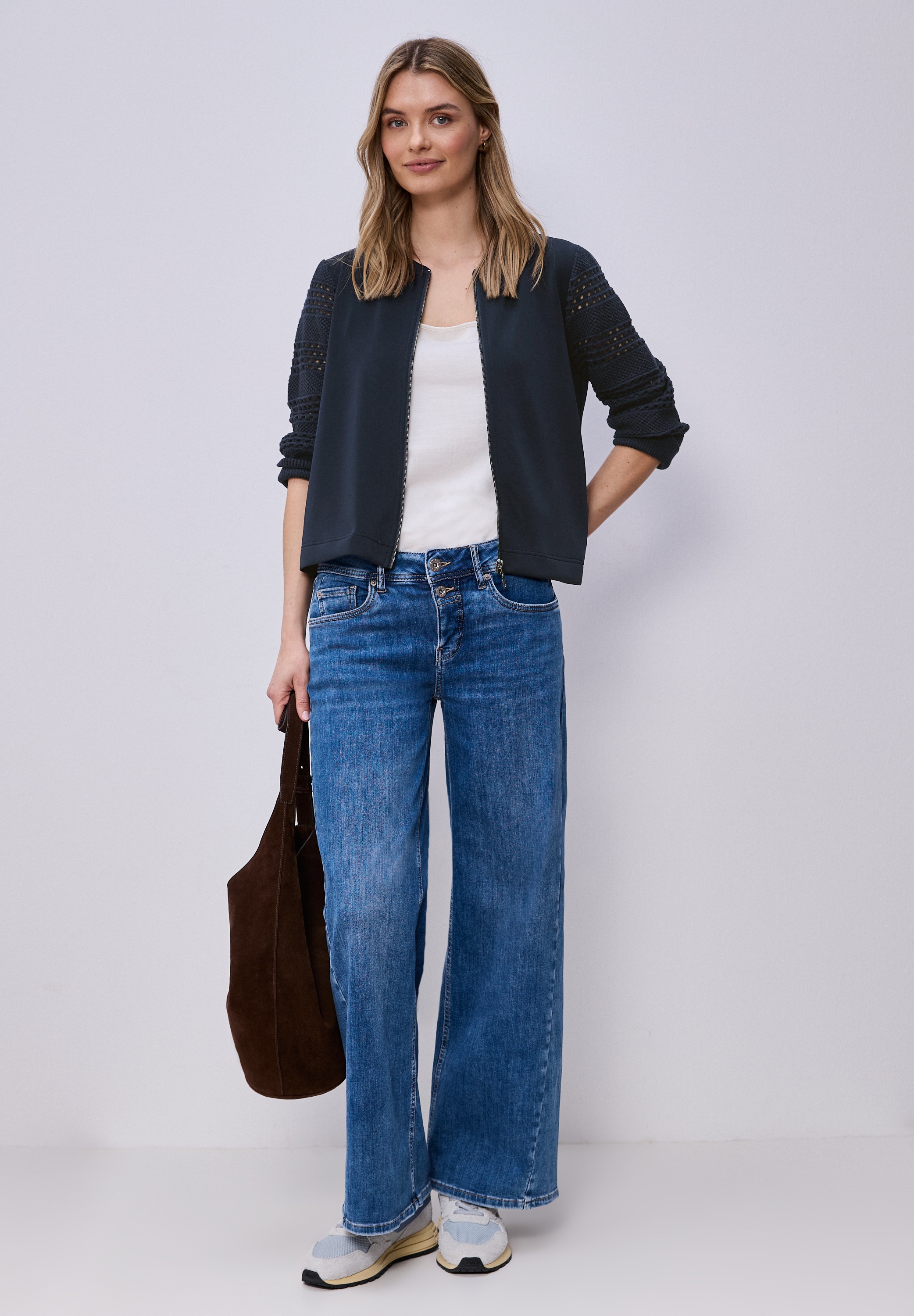 STREET ONE Cardigan im Silk Look