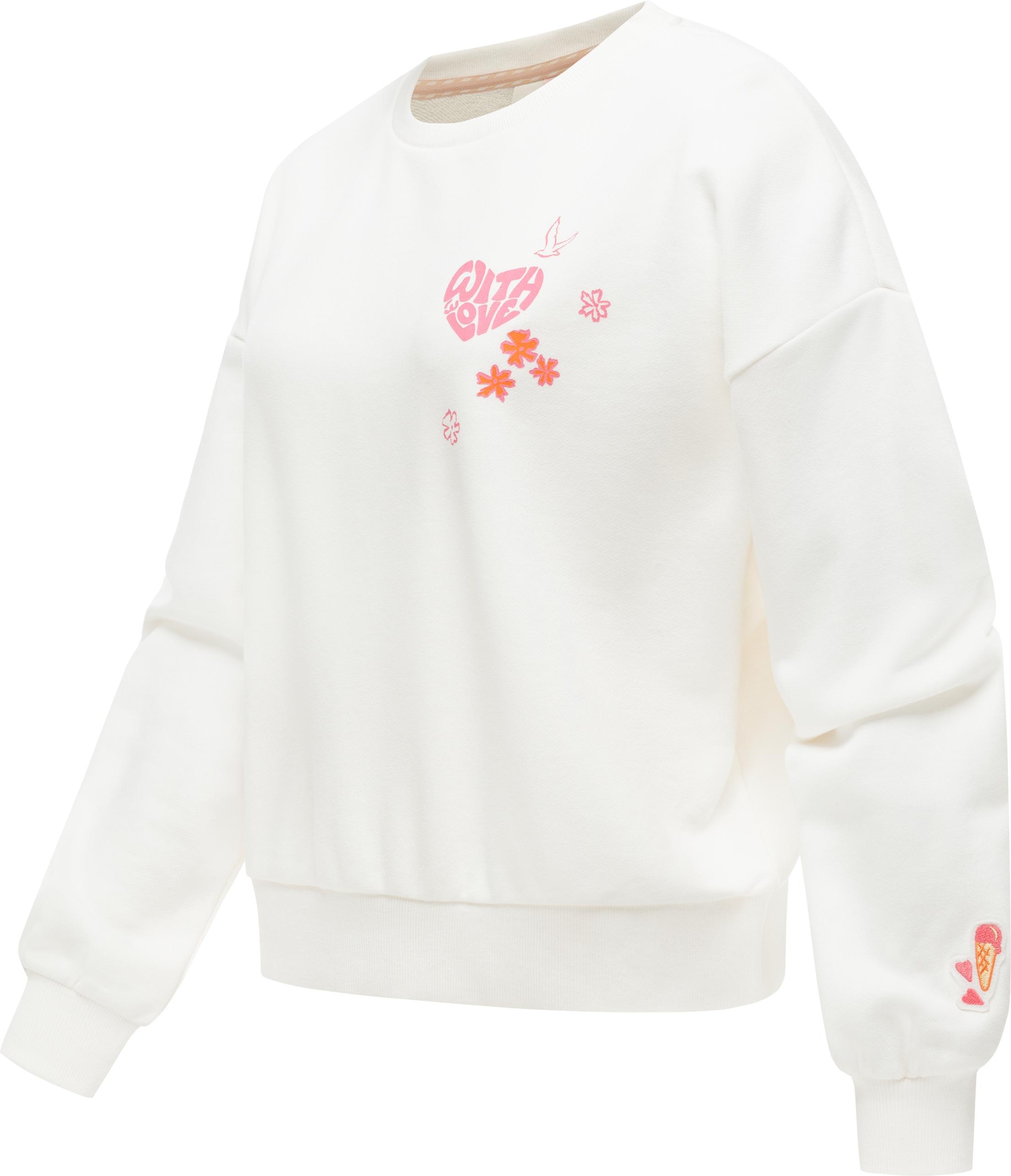 Ragwear Sweater "Wuss PP", lässiges oversized Damen Sweatshirt mit Print günstig online kaufen