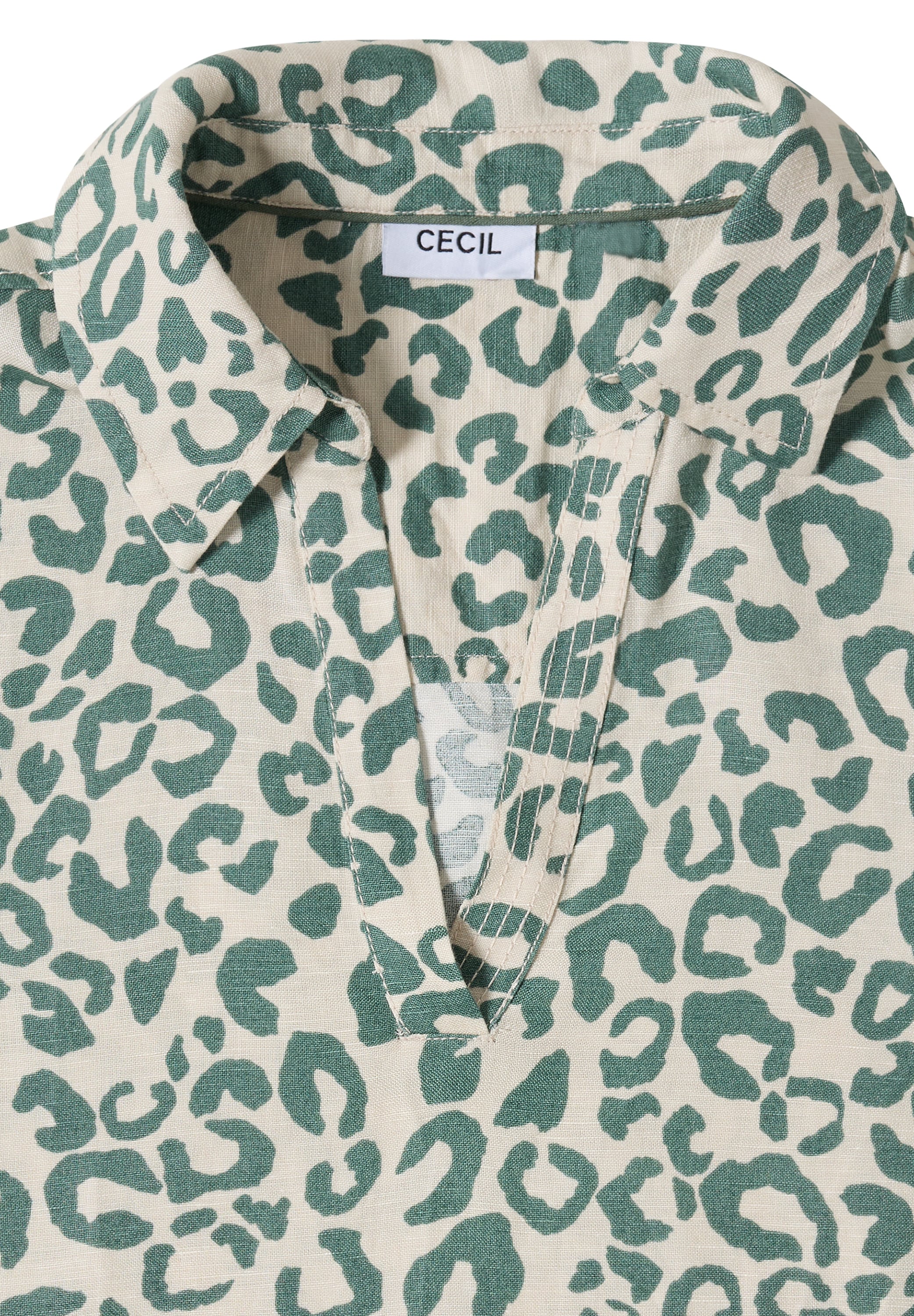 Cecil Midikleid Ohne Taschen im Hemdblusen-Style