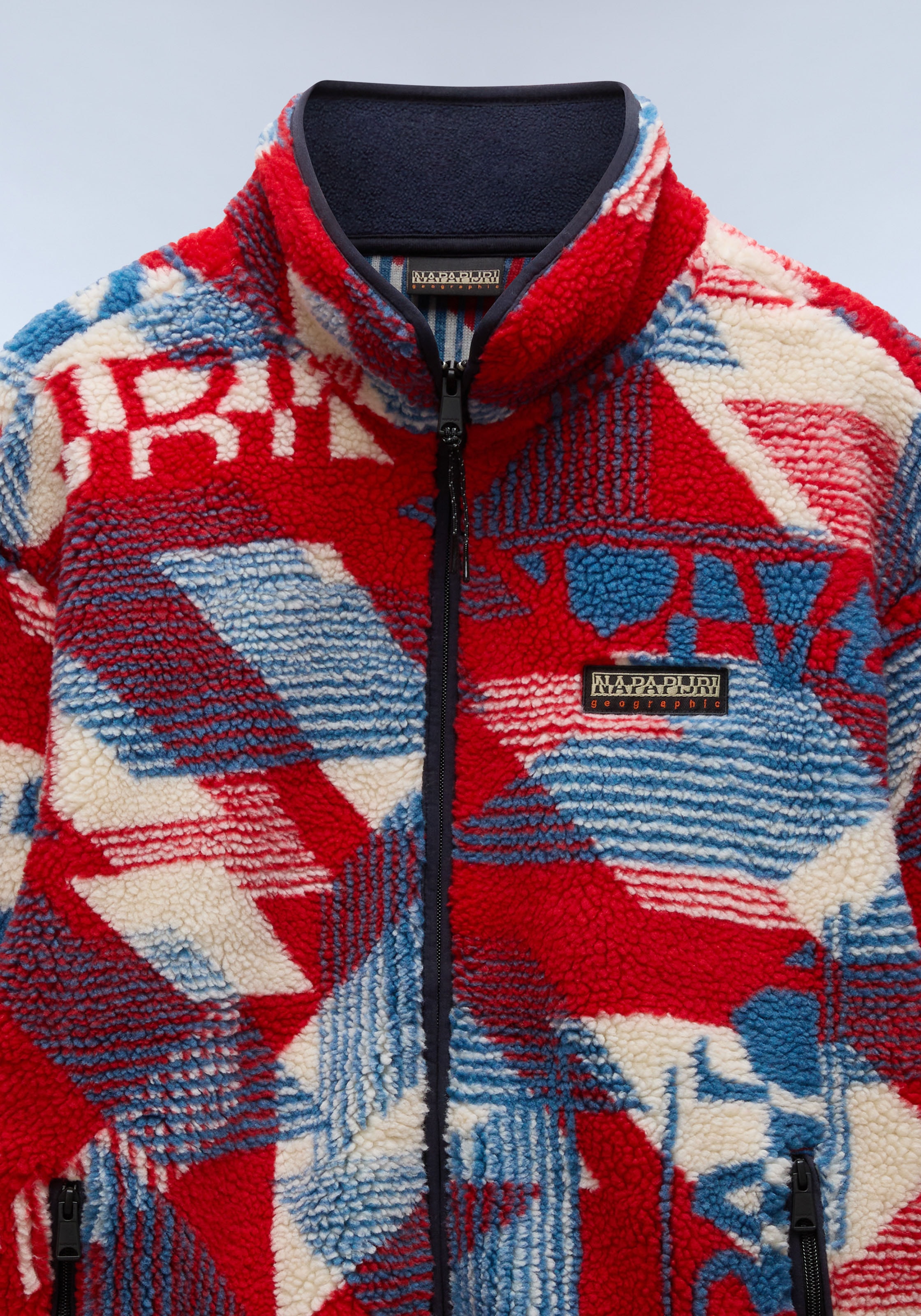 Napapijri Plüschjacke »ARGIENT«, mit allover Print