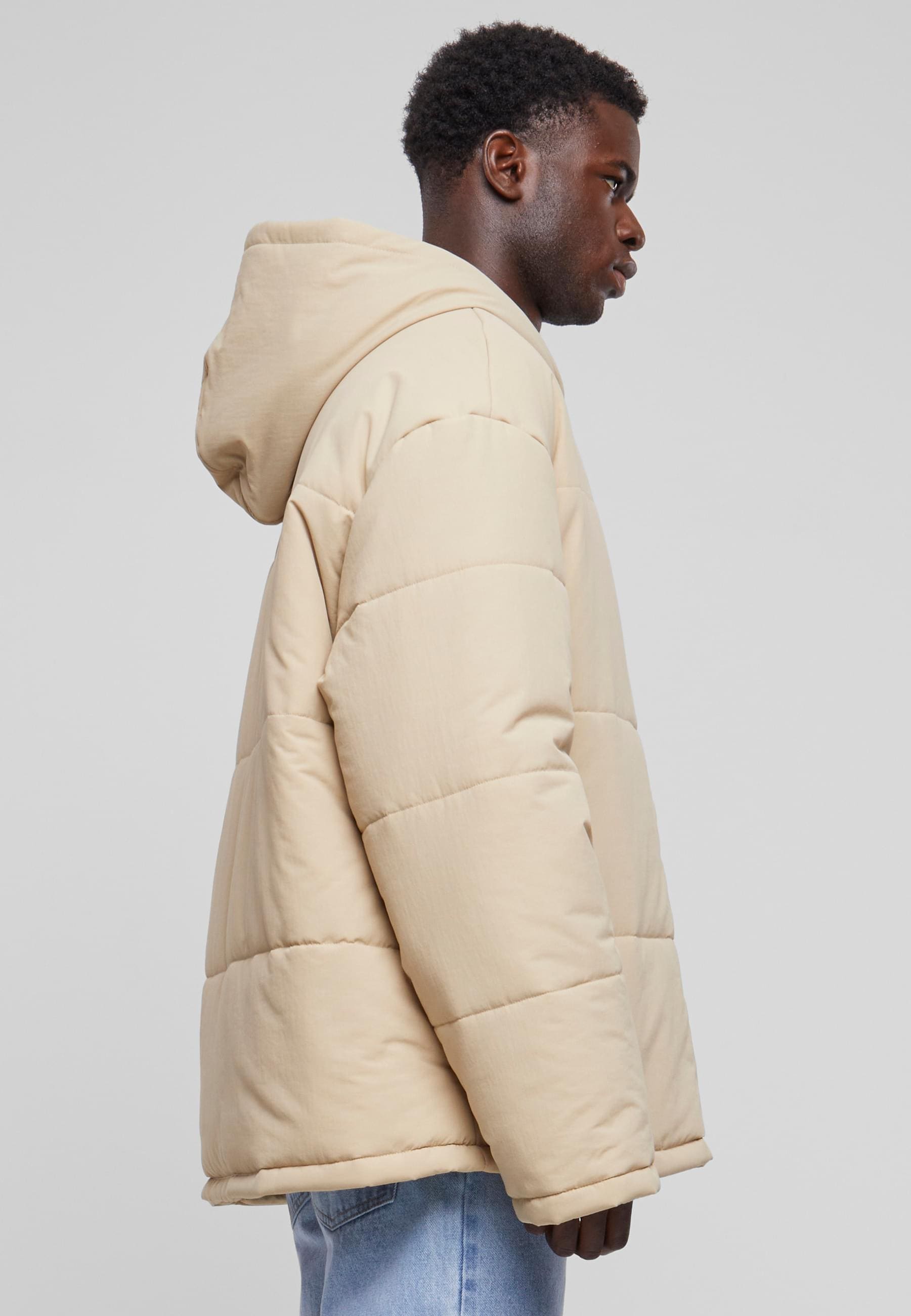 URBAN CLASSICS Allwetterjacke »Urban Classics Herren Hooded Block Puffer Jacket«, (1 St.), mit Kapuze