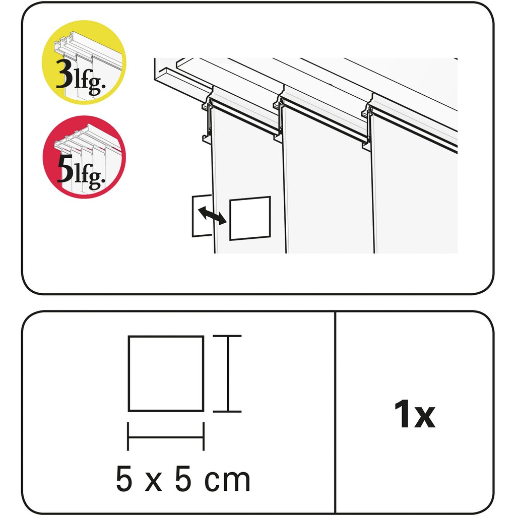 GARDINIA Magnetgriff, (Packung, 2 St.)