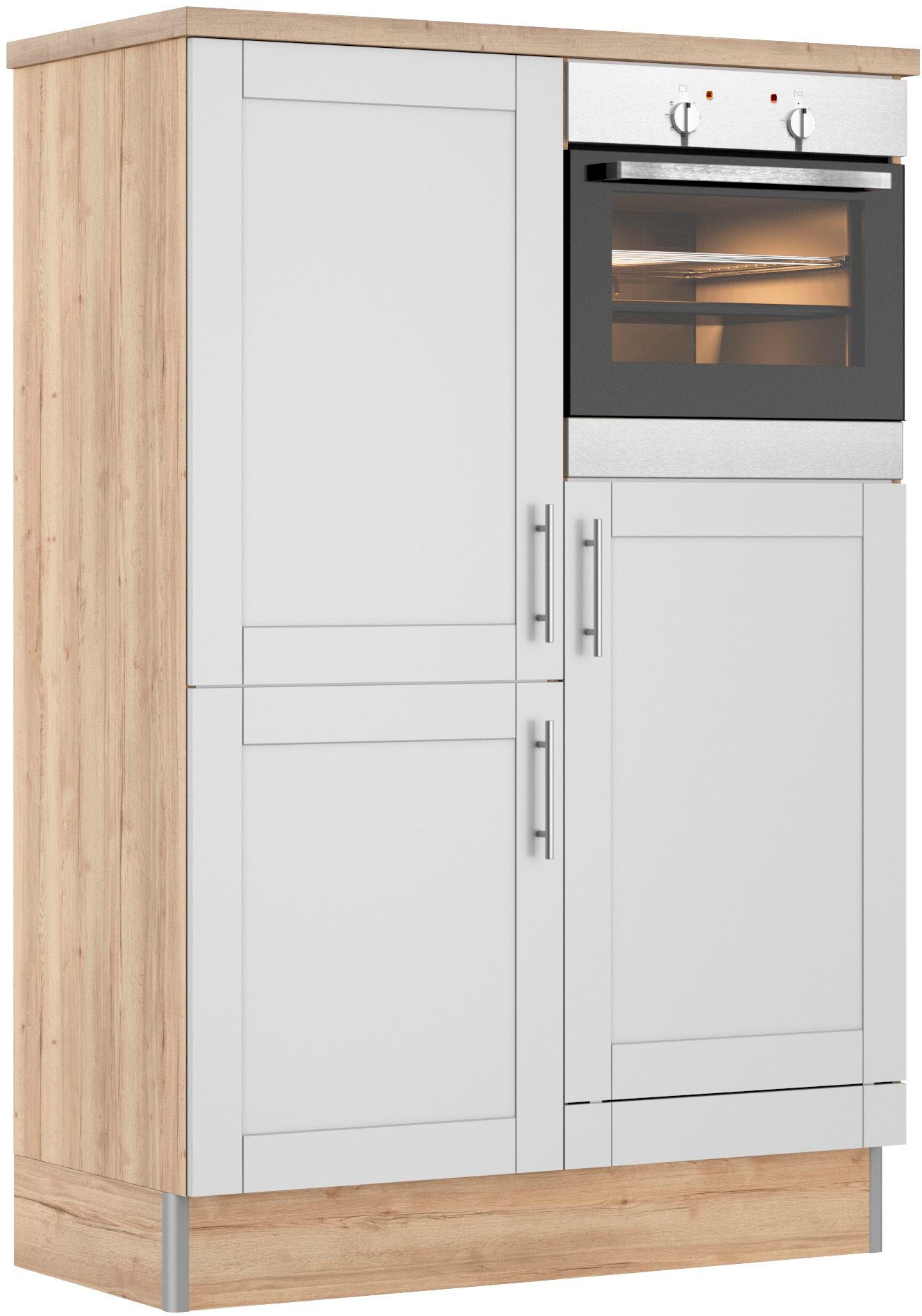 OPTIFIT Küche »Ahus«, Breite 120 cm,wahlweise BAUR E-Geräten,Soft-Close-Funktion mit 
