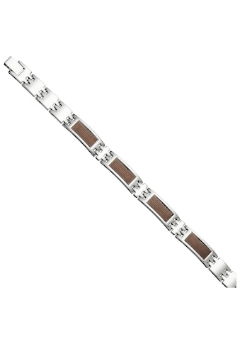 JOBO Armband, Edelstahl mit Carbon 21 cm kaufen