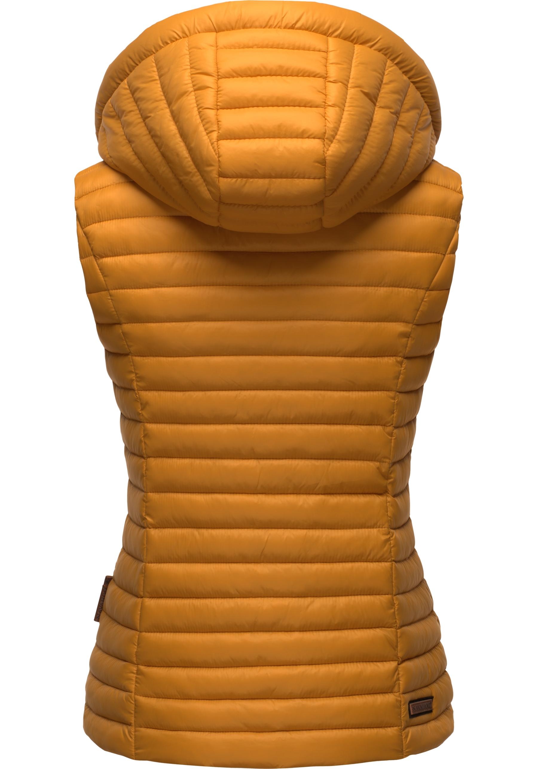 Thumbnail - Navahoo Steppweste "Shadaa" stylische ärmellose Damen Weste mit Kapuze