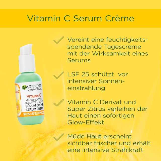 GARNIER Gesichtspflege-Set »Vitamin C Glow Booster Set«, (Set, 2 tlg.) |  BAUR