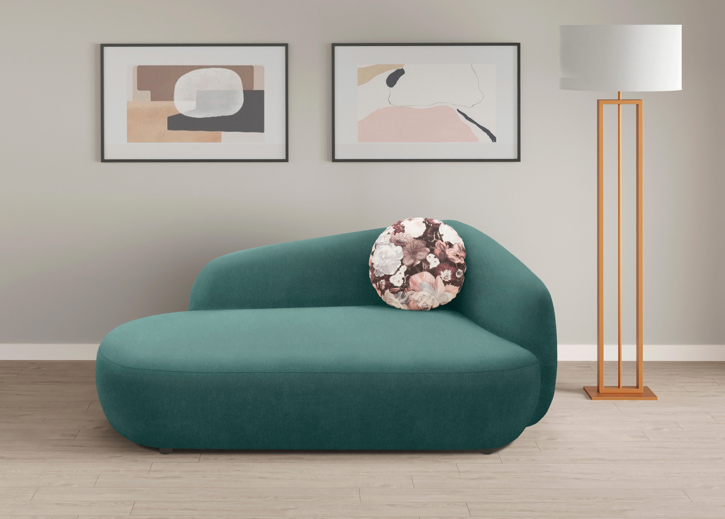 Home affaire Recamiere "Björnar incl. Wende-Zierkissen: Blumenmuster, bzw. günstig online kaufen