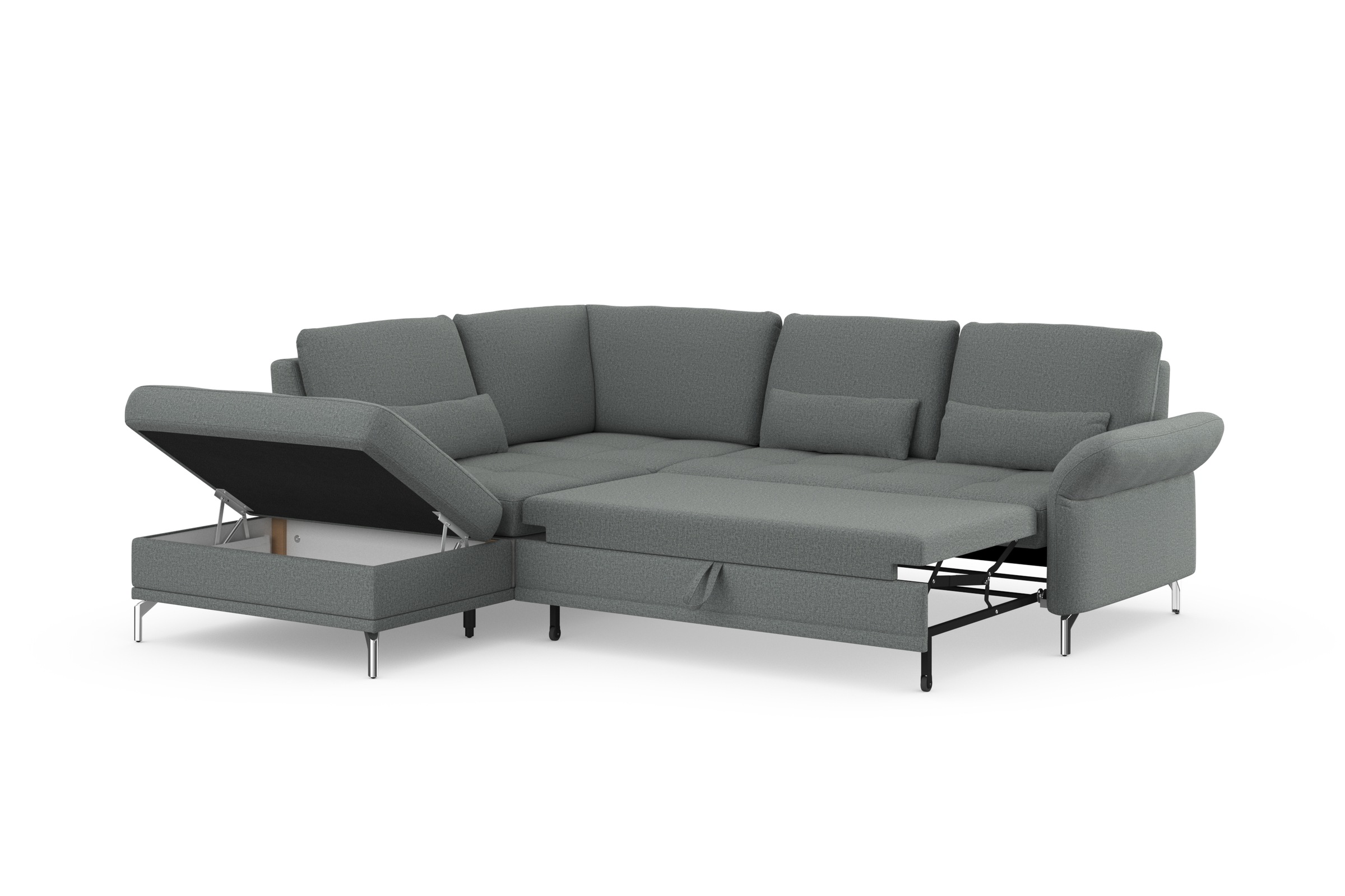 INOSIGN Ecksofa »Palm Beach L-Form«, Federkern, mit Sitztiefenverstellung, wahlweise mit Bettfunktion