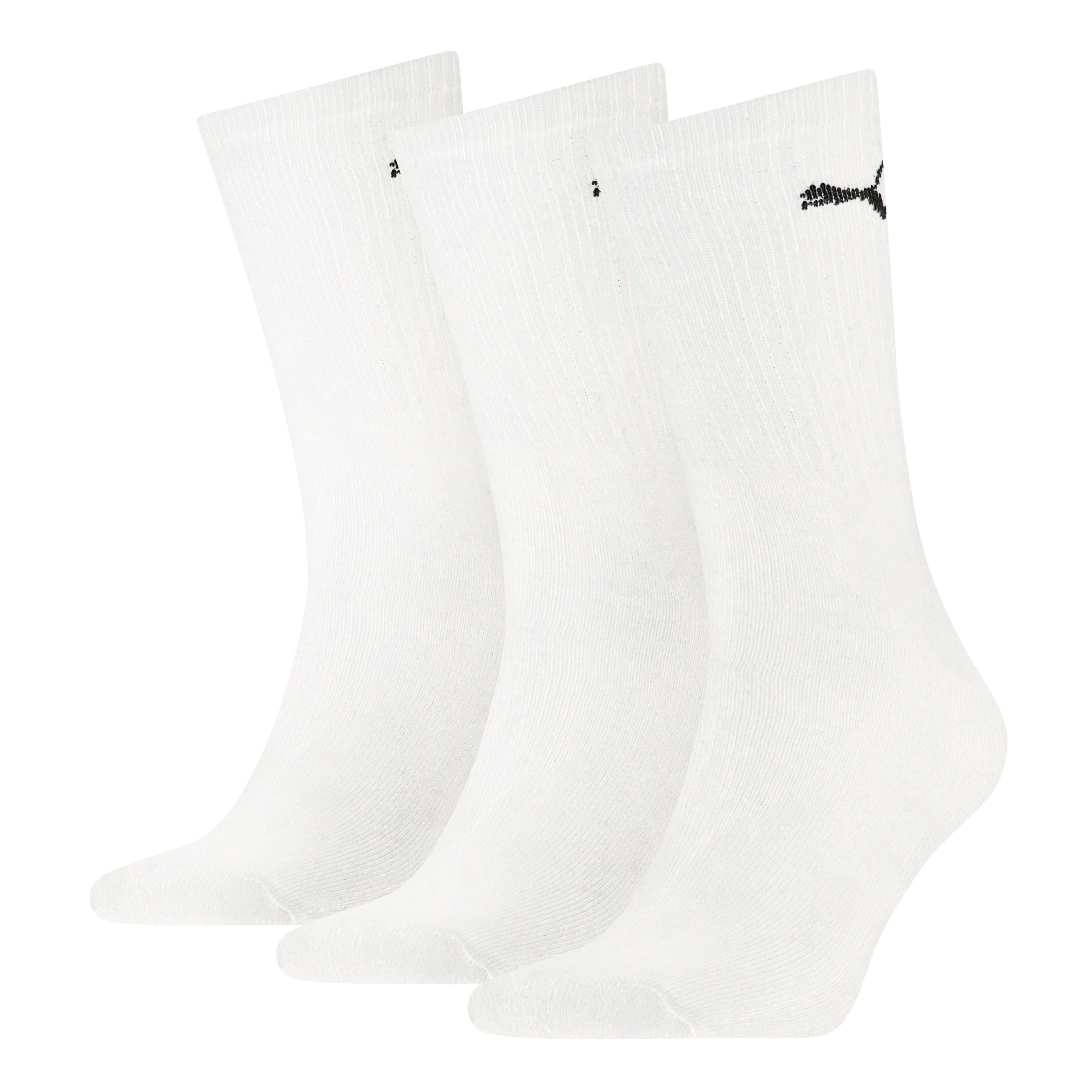 PUMA "PUMA UNISEX CREW SOCK 3P" 3 Paar, mit farblichem Logo