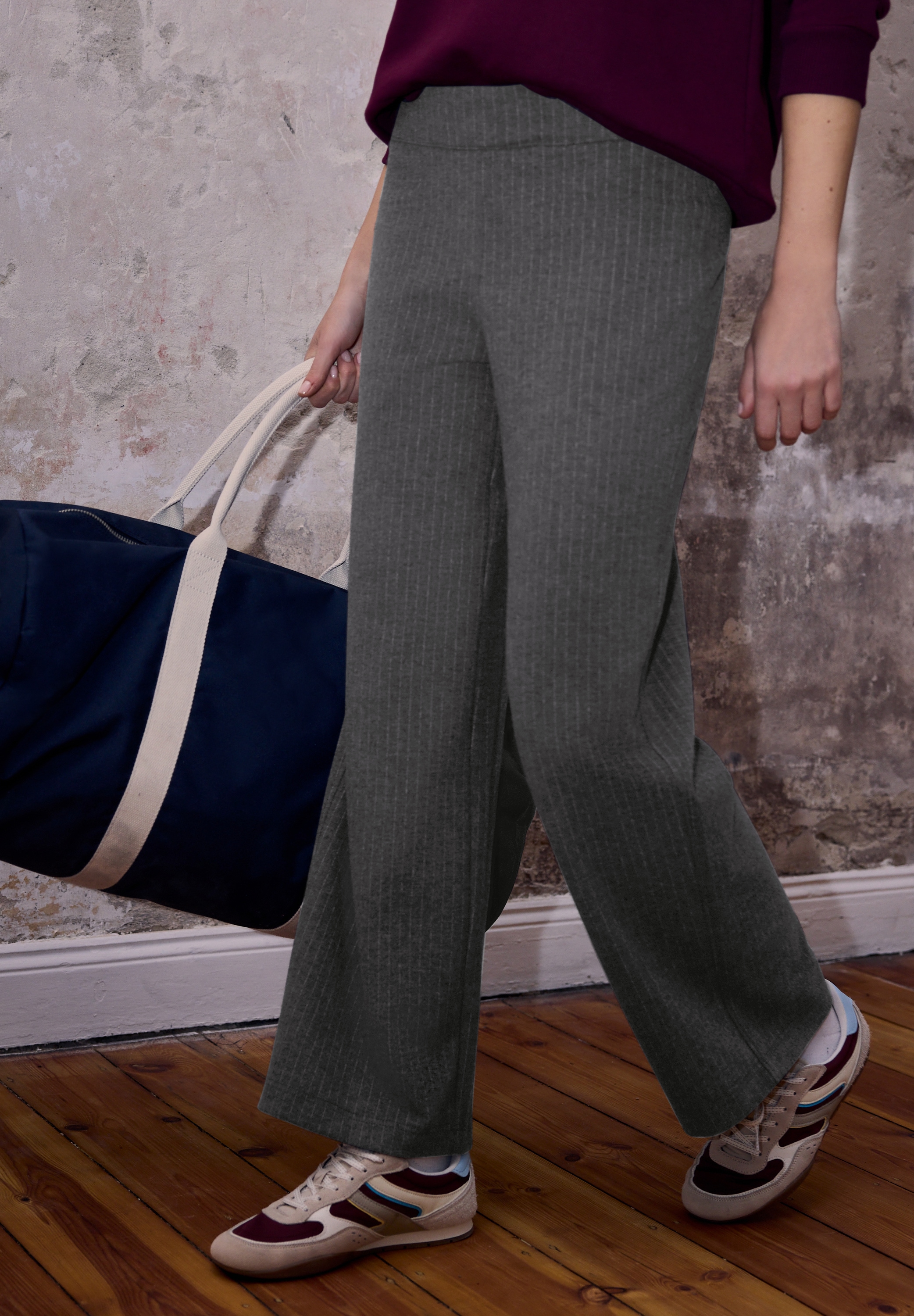 STREET ONE STUDIO Culotte  mit Nadelstreifenmuster