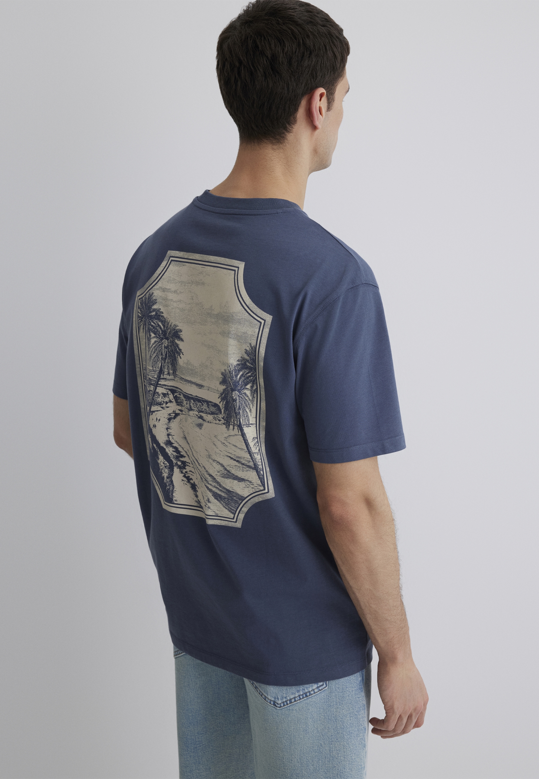 Mavi T-Shirt »PRINTED TEE«, Backprint Tee