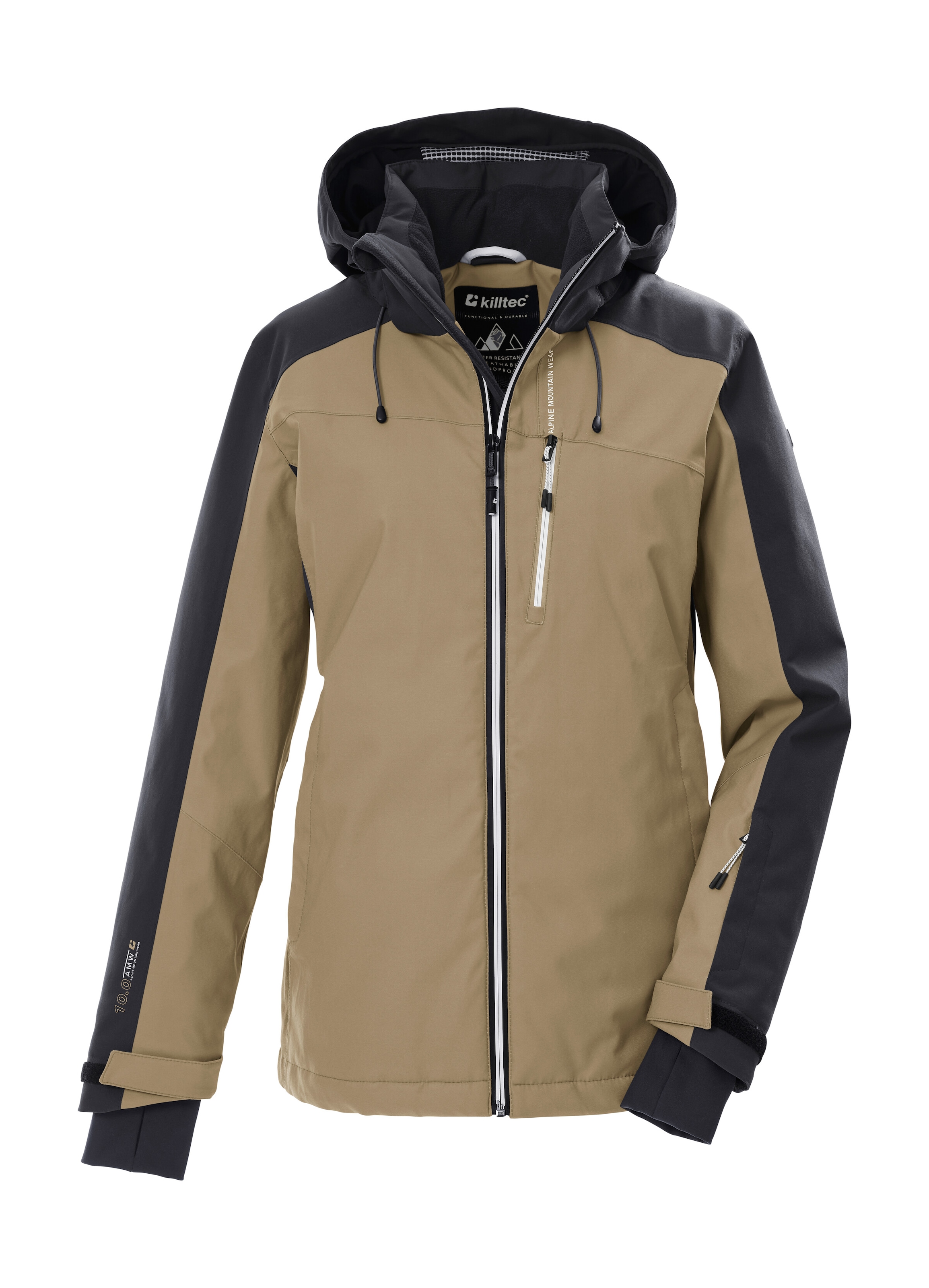 Killtec Skijacke "Ksw 256 Wmn Ski Jckt" Damenjacke, Wasser- Und Winddicht, Atmungsaktiv, Verstellbare Kapuze