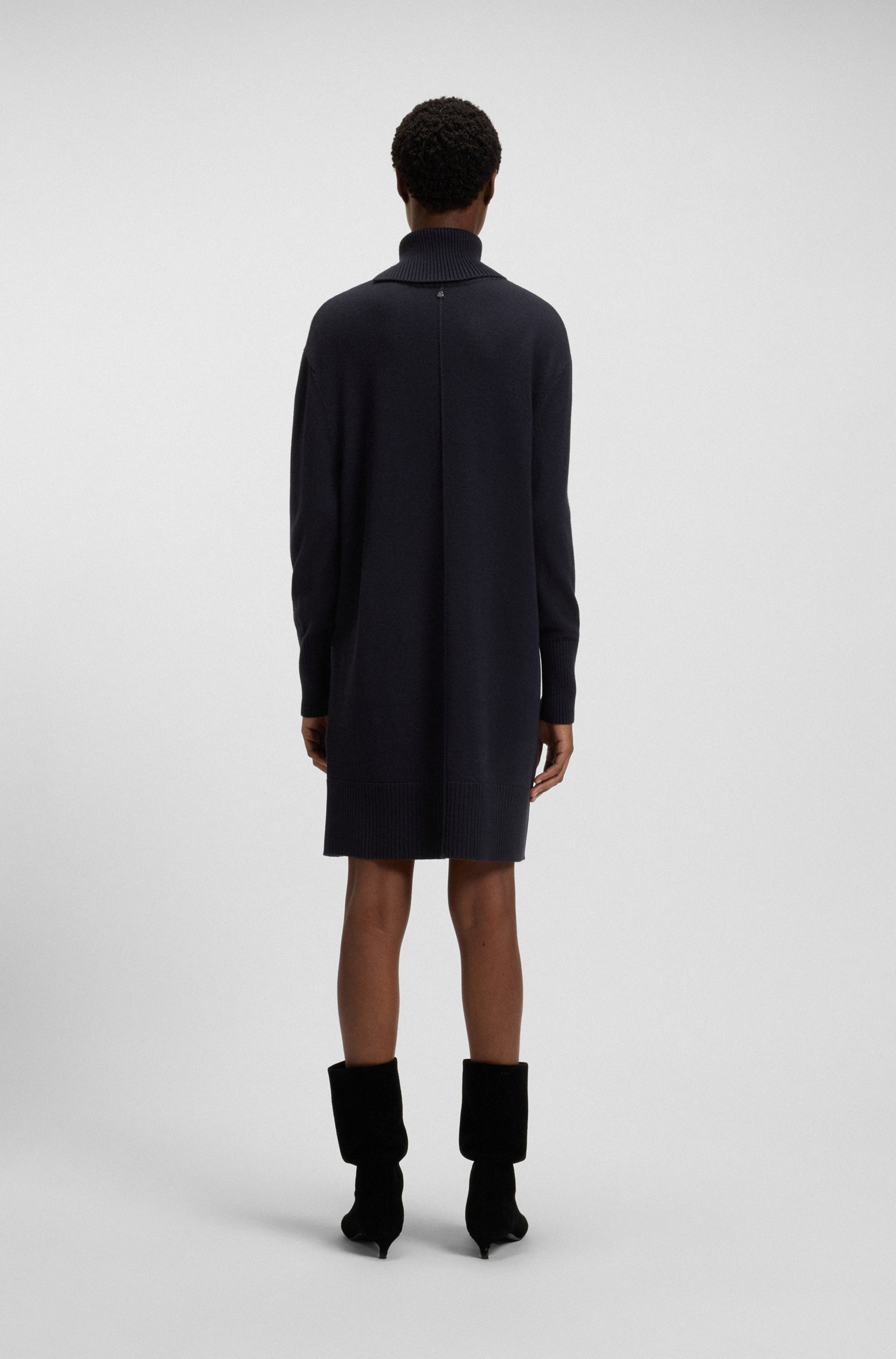 BOSS ORANGE Strickkleid "Feringatessa Premium Damenmode" Relaxed Fit, mit S günstig online kaufen