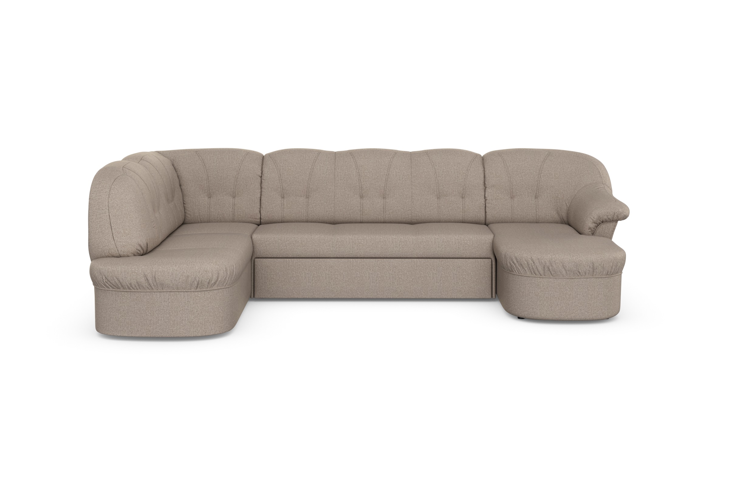 DOMO collection Wohnlandschaft "Pegnitz, zeitlos&modern, elegante Rückenste günstig online kaufen