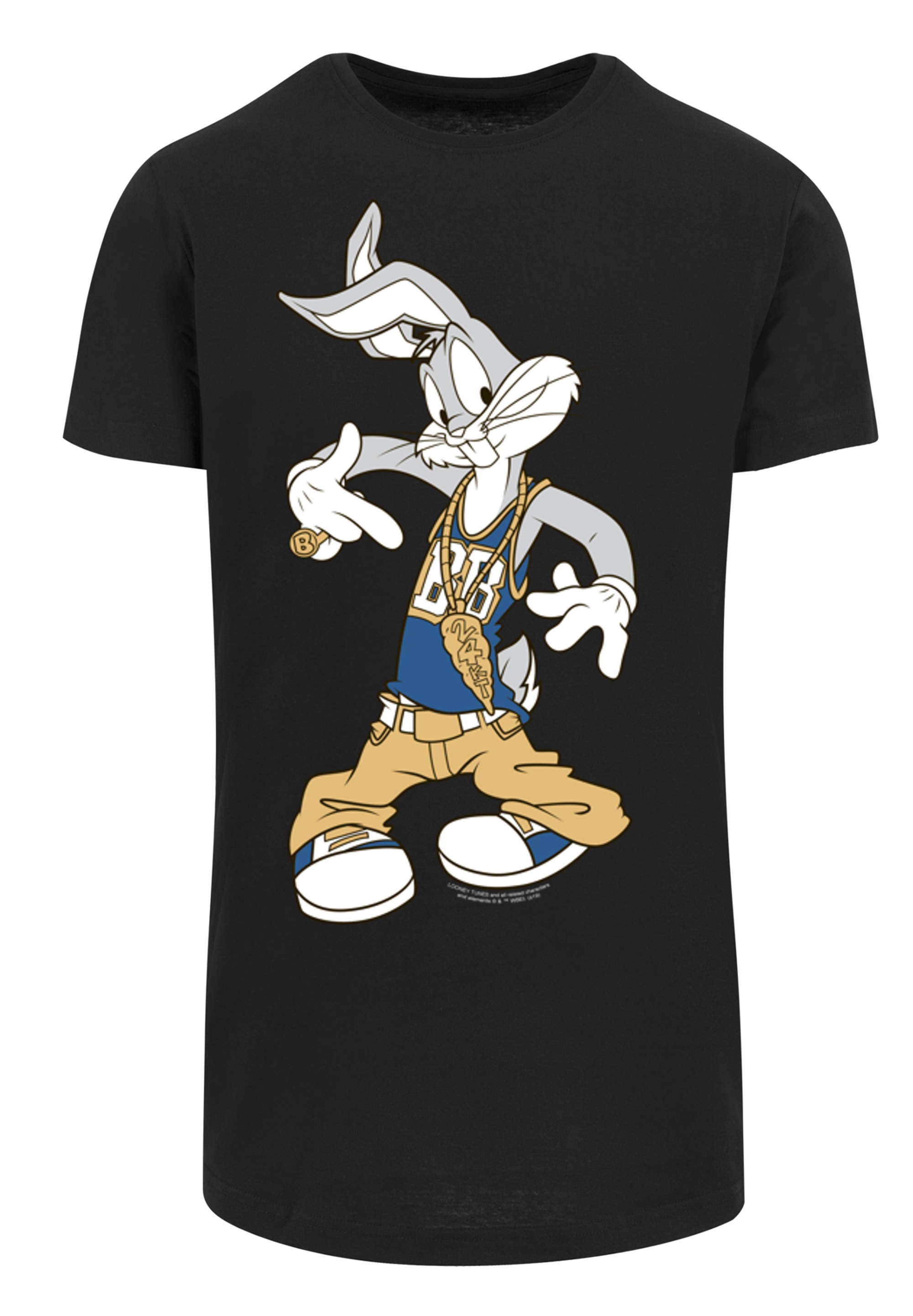 F4NT4STIC T-Shirt »Looney Tunes Bugs Bunny Rapper«, Print