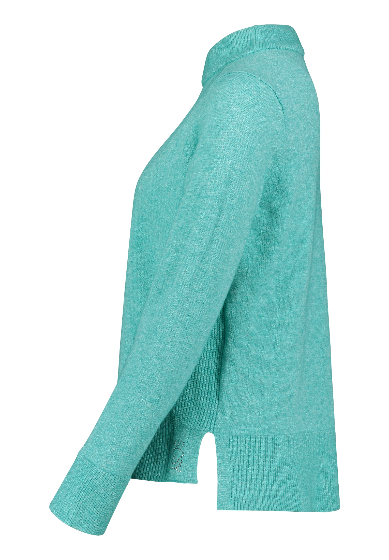 Betty Barclay Strickpullover »Betty Barclay Damen Feinstrickpullover mit Rippenstruktur«, (1 tlg.), Strass