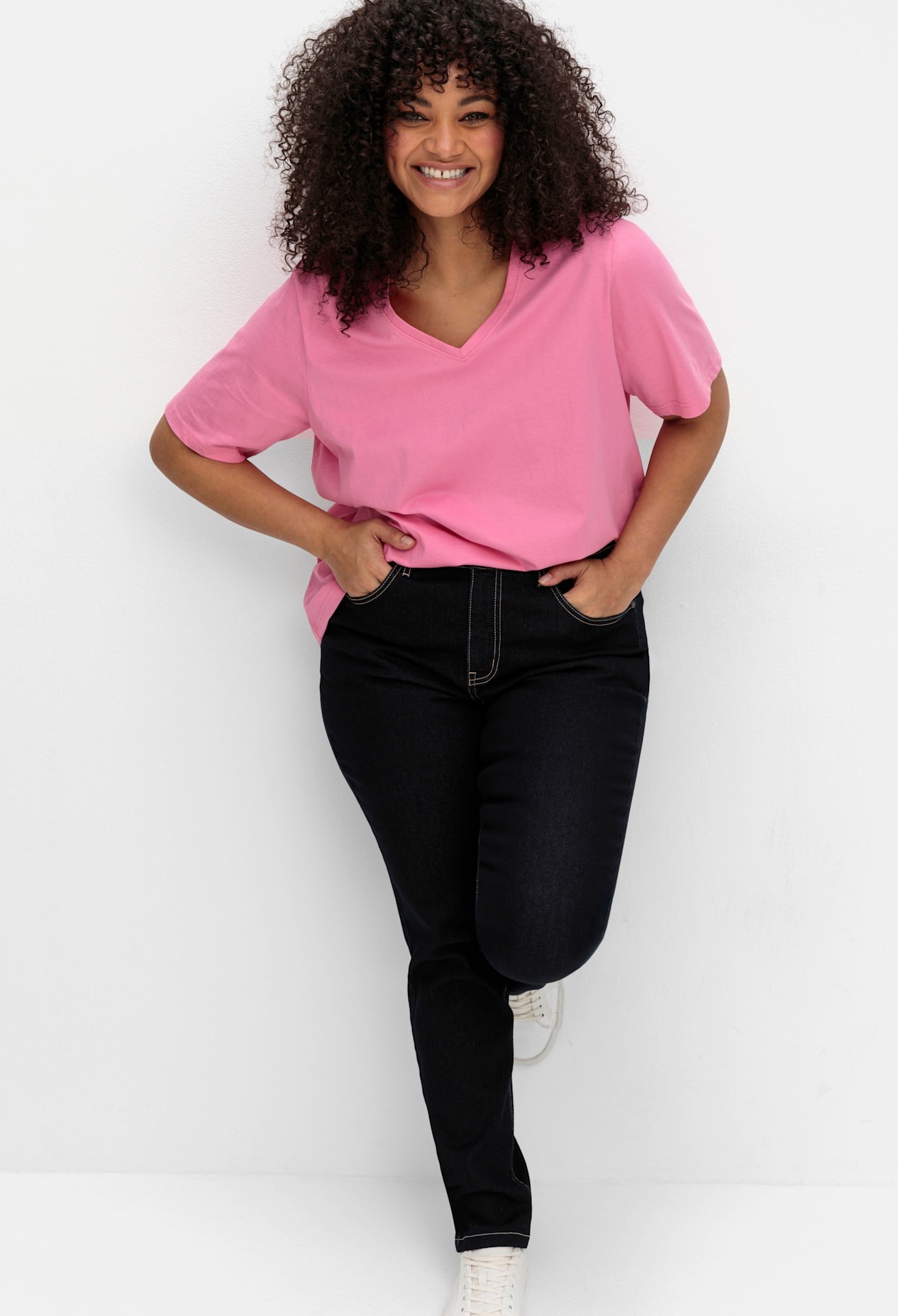 Sheego Bequeme Jeans 1 Stk. tlg. günstig online kaufen
