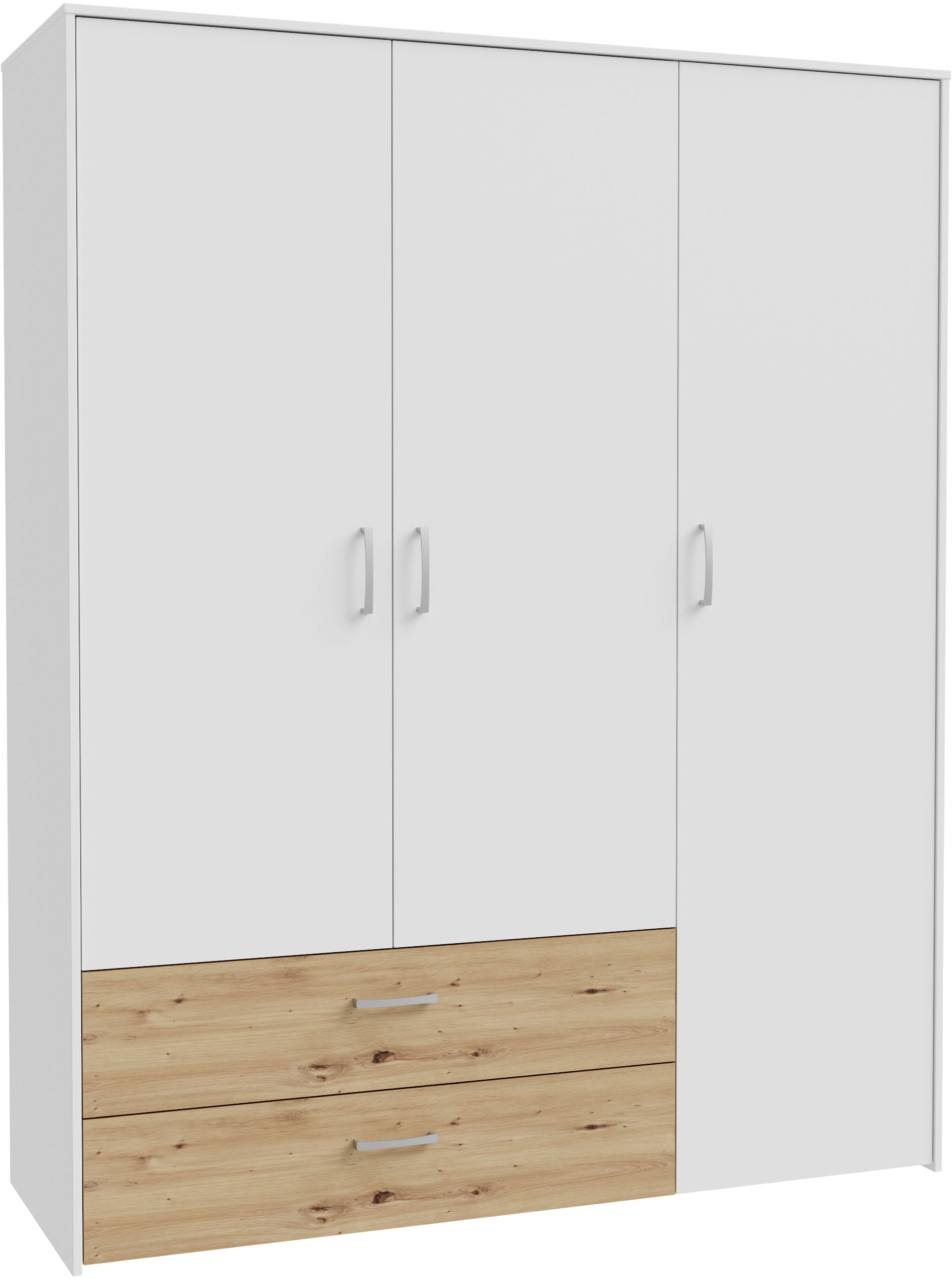 FORTE Drehtürenschrank »Culgoa«, Drehtürenschrank, Stauraum, 2 Schubkästen, variable Einlegeböden