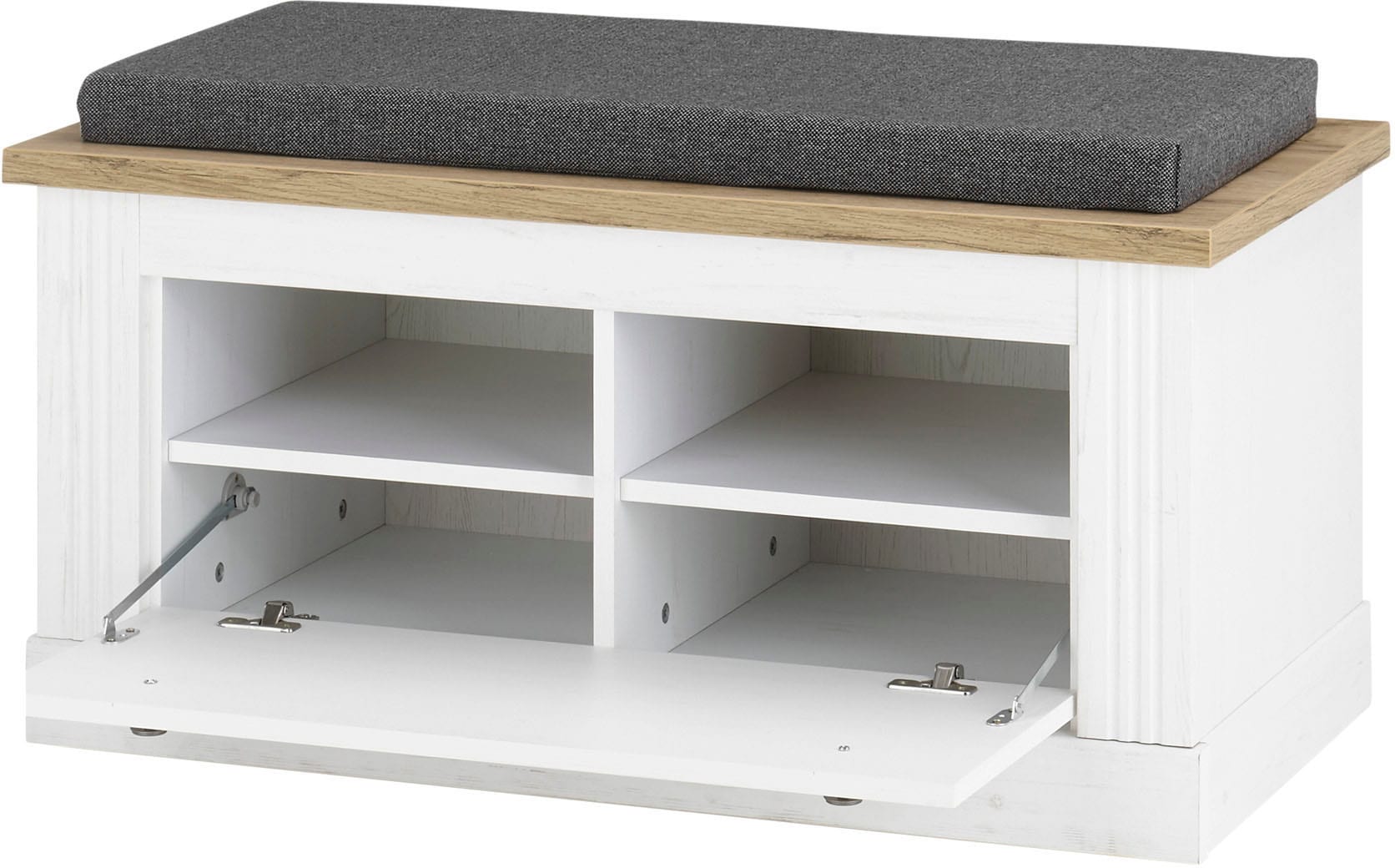 Home affaire Sitzbank »WESTMINSTER TOPSELLER!«, (Breite ca. 92 cm, inkl. Sitzkissen), im romantischen Landhausstil