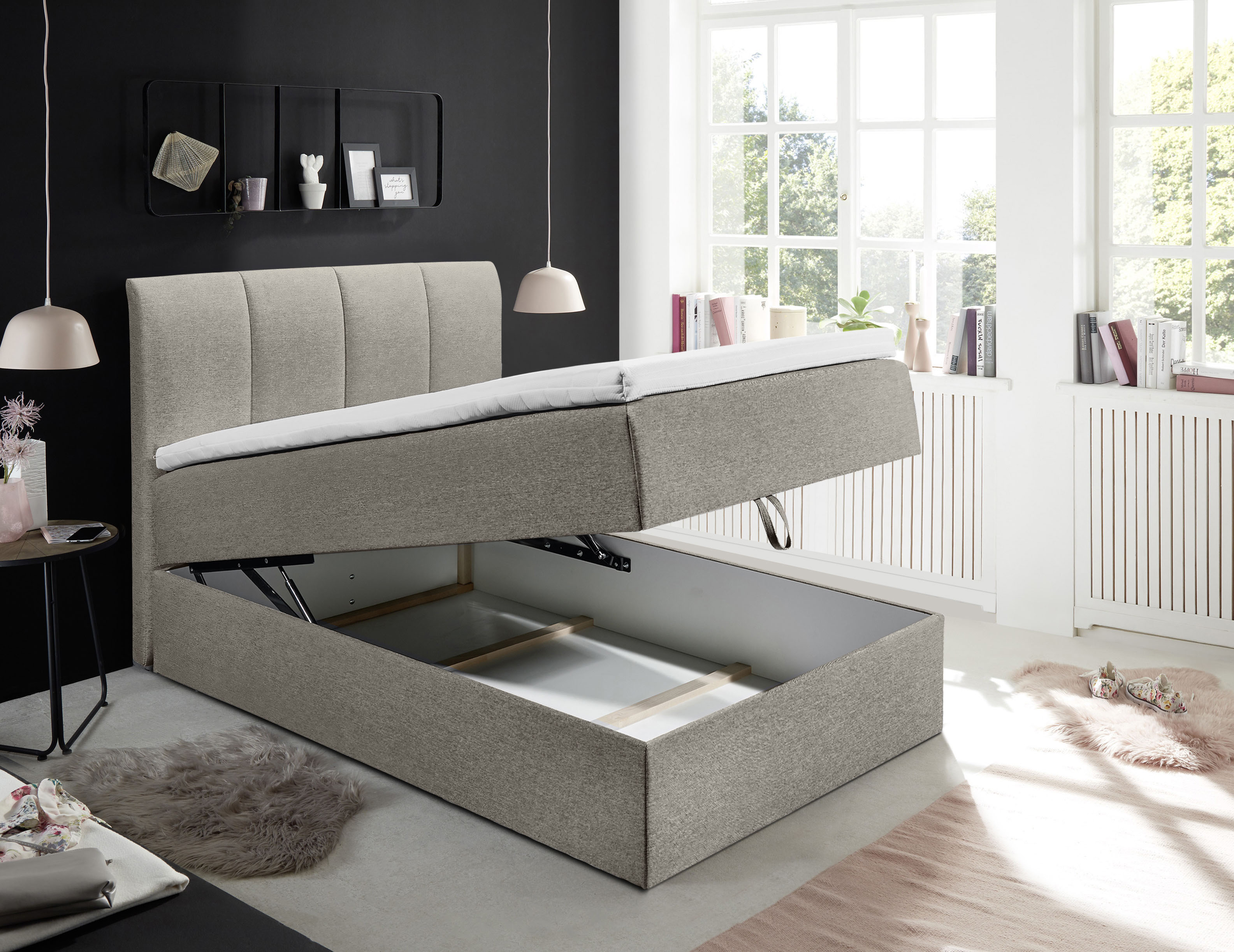 Thumbnail - ED EXCITING DESIGN Boxbett ""Granada" OTTOs Choice, Topseller inkl. Bettkasten und Topper" erhältlich in den Größen 120x...