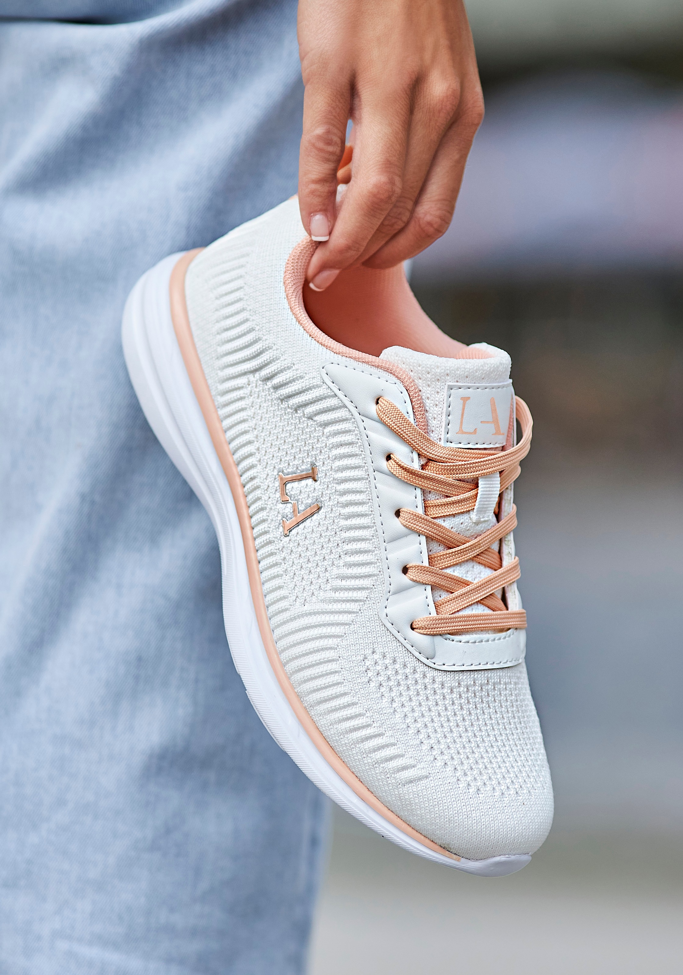 LASCANA Sneaker "Turnschuhe," Freizeitschuh, Halbschuh im sportiven Look VE günstig online kaufen