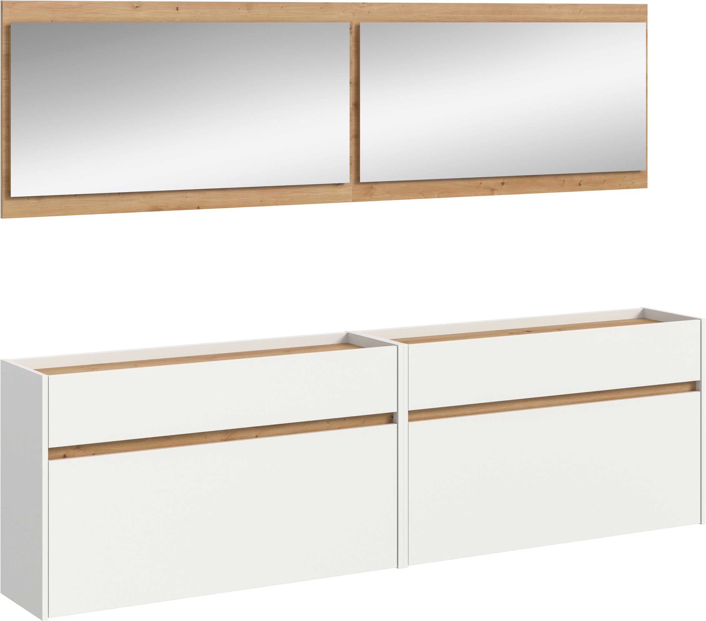 INOSIGN Garderoben-Set "EVRID, 4-teilig, Breite 220 cm, individuell hängbar günstig online kaufen