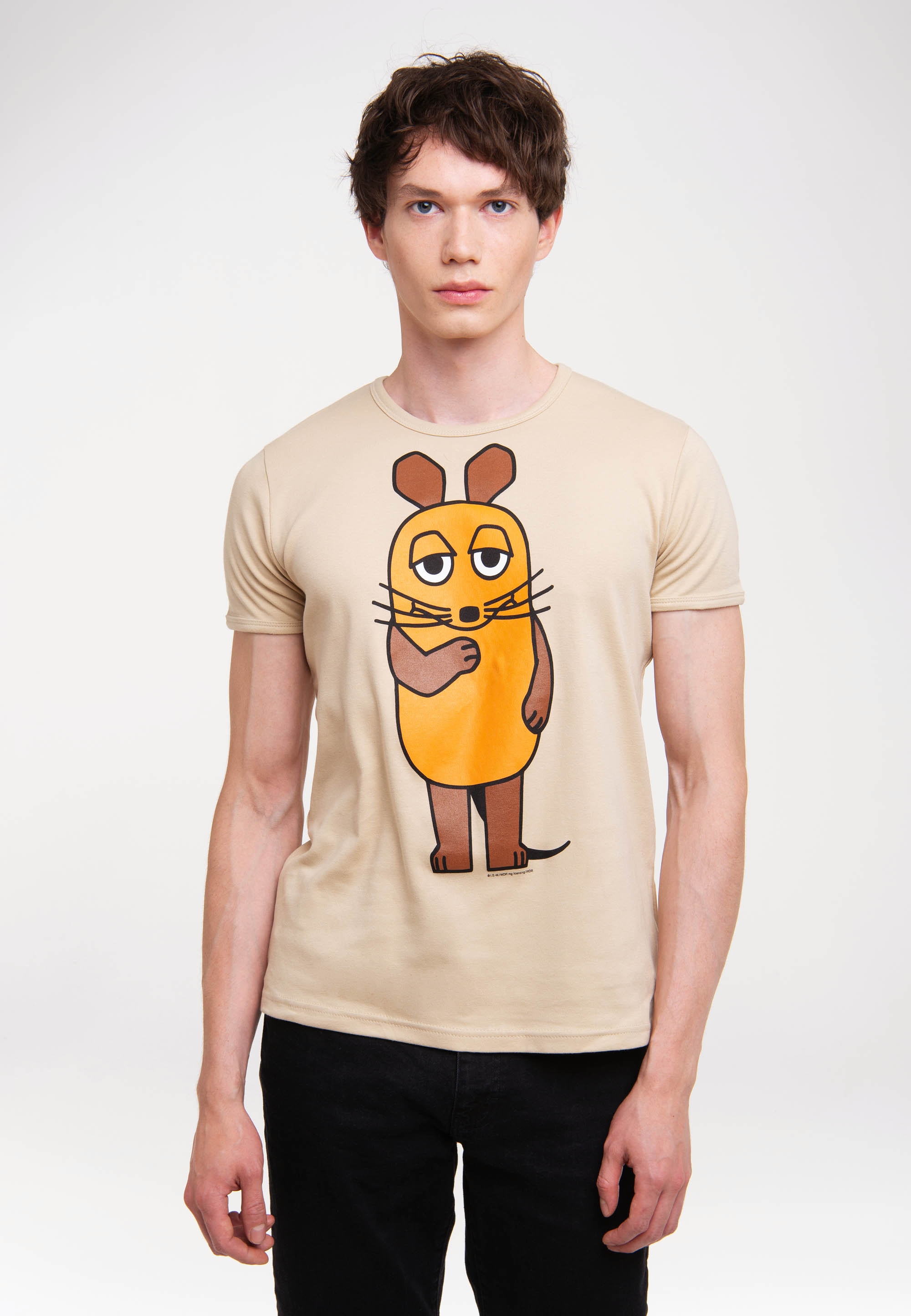 LOGOSHIRT T-Shirt »Die Sendung mit der Maus«, mit lizenziertem Originaldesign