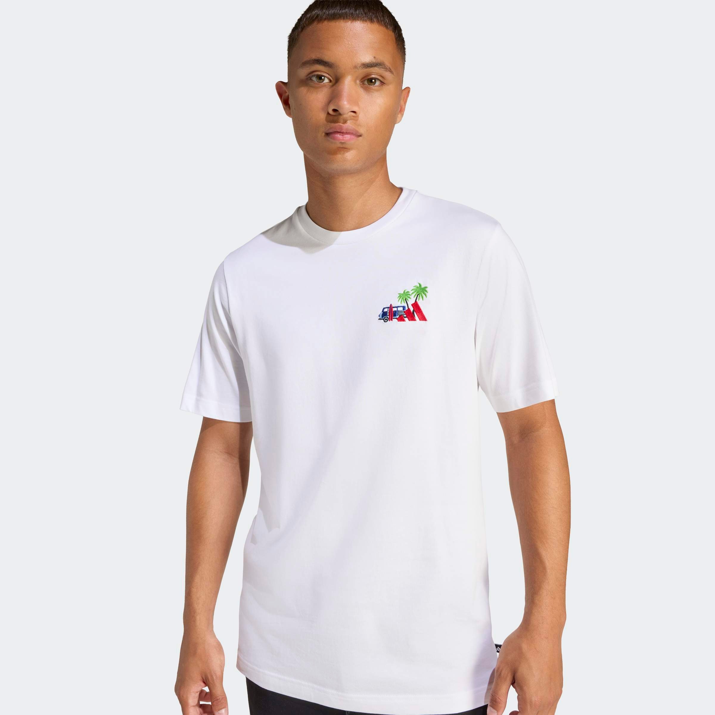 adidas Sportswear T-Shirt "MINI EMBROIDERY SURFING GRAPHIC" günstig online kaufen