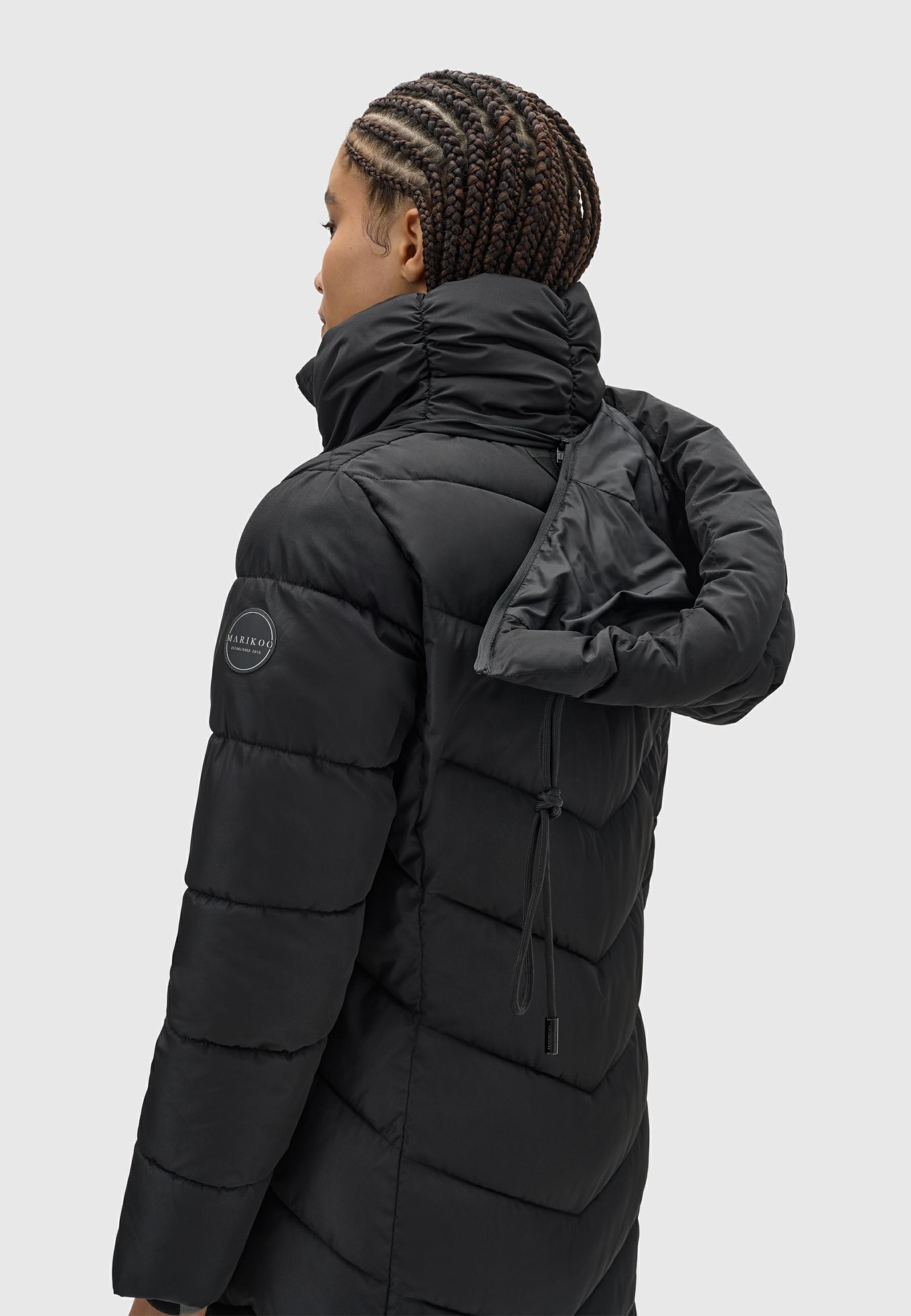 Marikoo Steppmantel »Sahnekatzii XIV-1« Wintermantel mit kuschlig warm wattiertem Kragen
