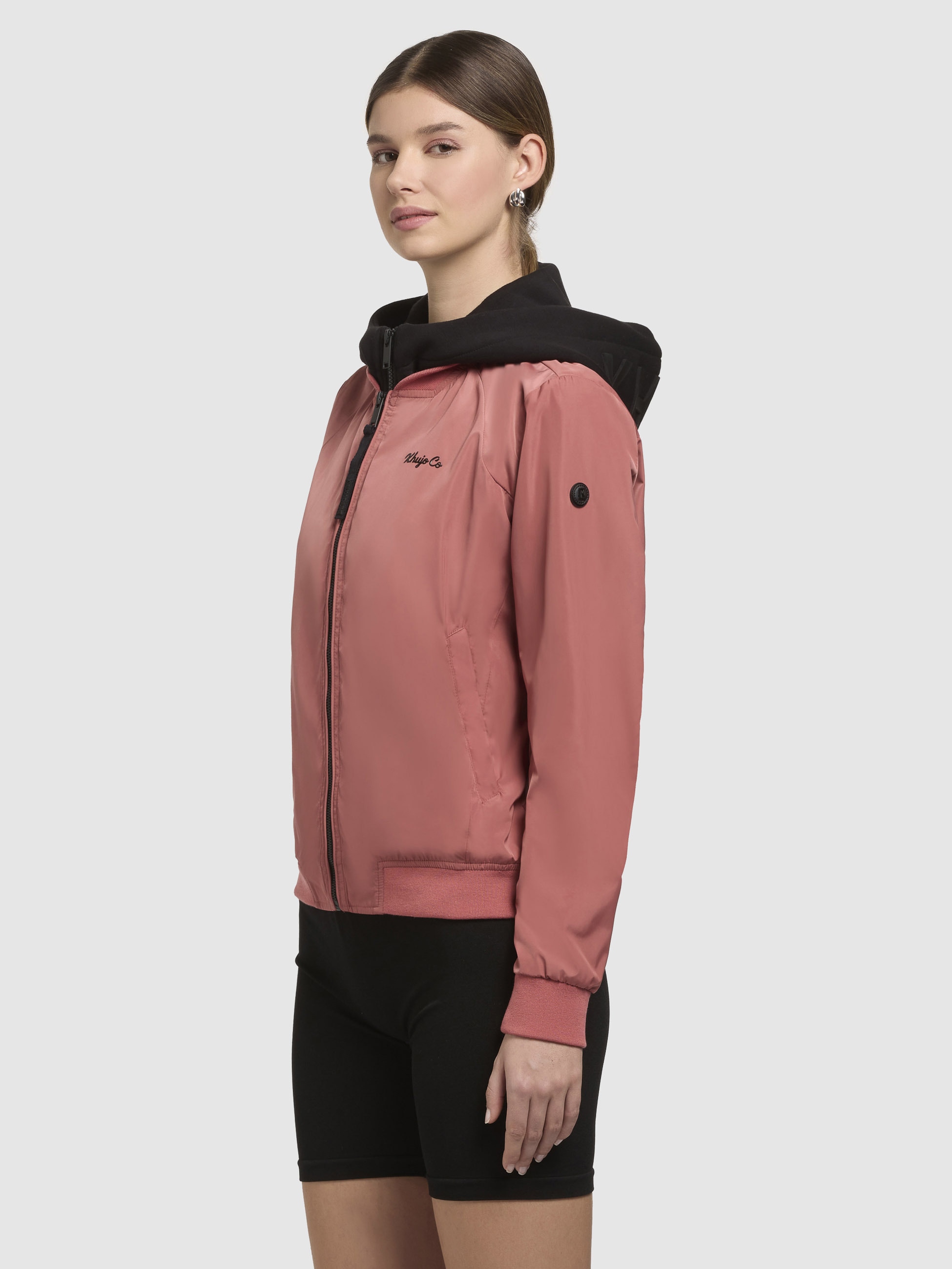 khujo Bomberjacke »SEEAM«, mit Kapuze