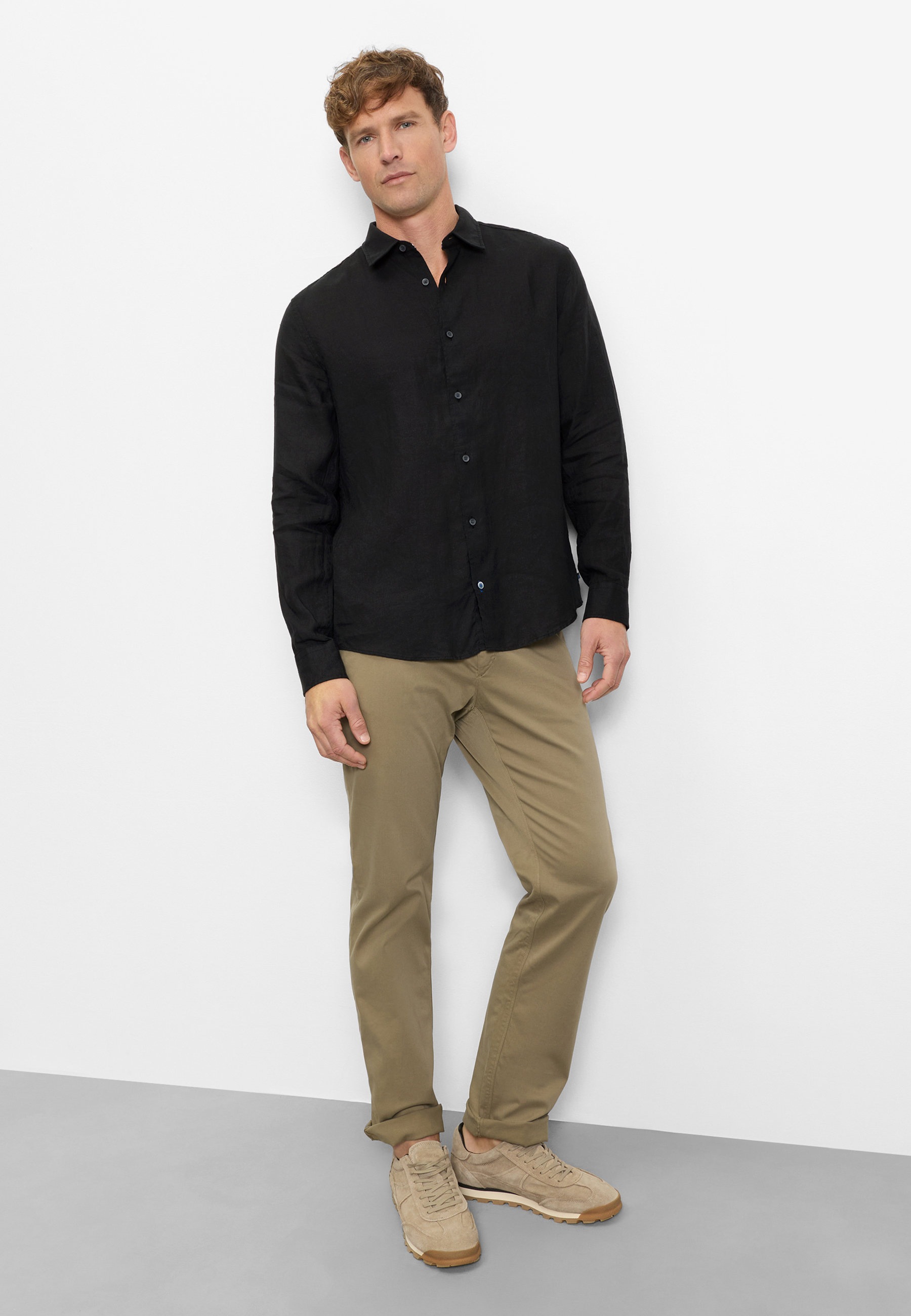 OLYMP Langarmhemd »OLYMP Casual, Regular Fit, Kent«