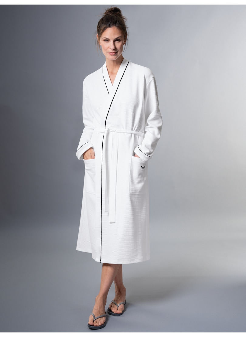 Trigema Bademantel "TRIGEMA Bademantel mit praktischem Gürtel zum Binden", günstig online kaufen