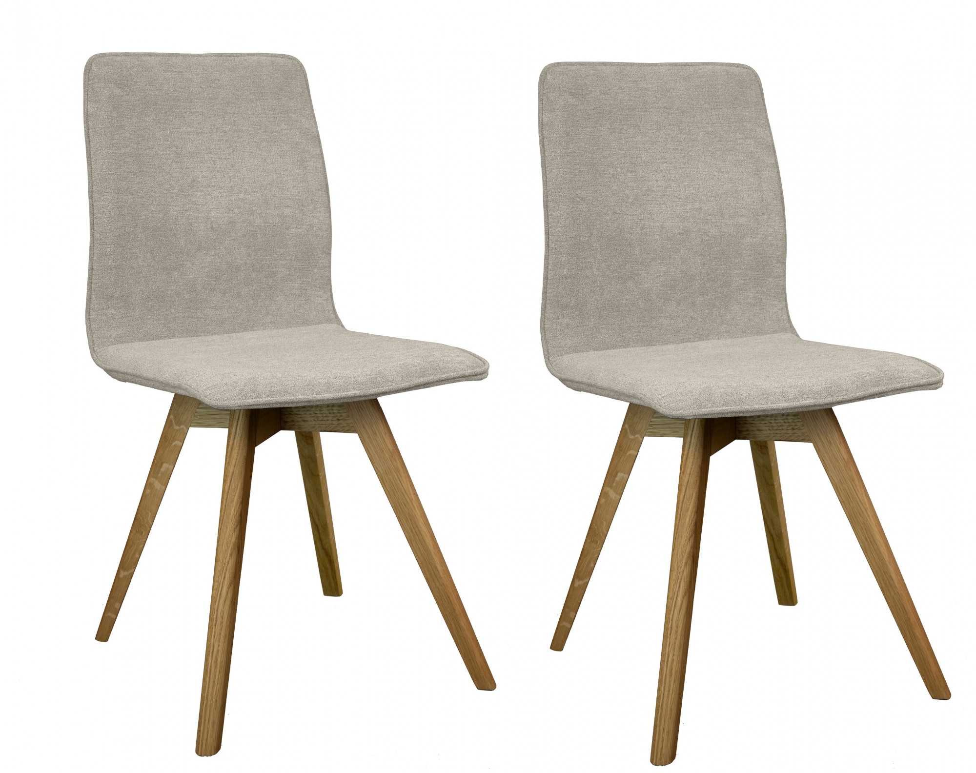 andas Esszimmerstuhl "Rania", (Set), 2 St., Microfaser, Massivholzgestell, günstig online kaufen