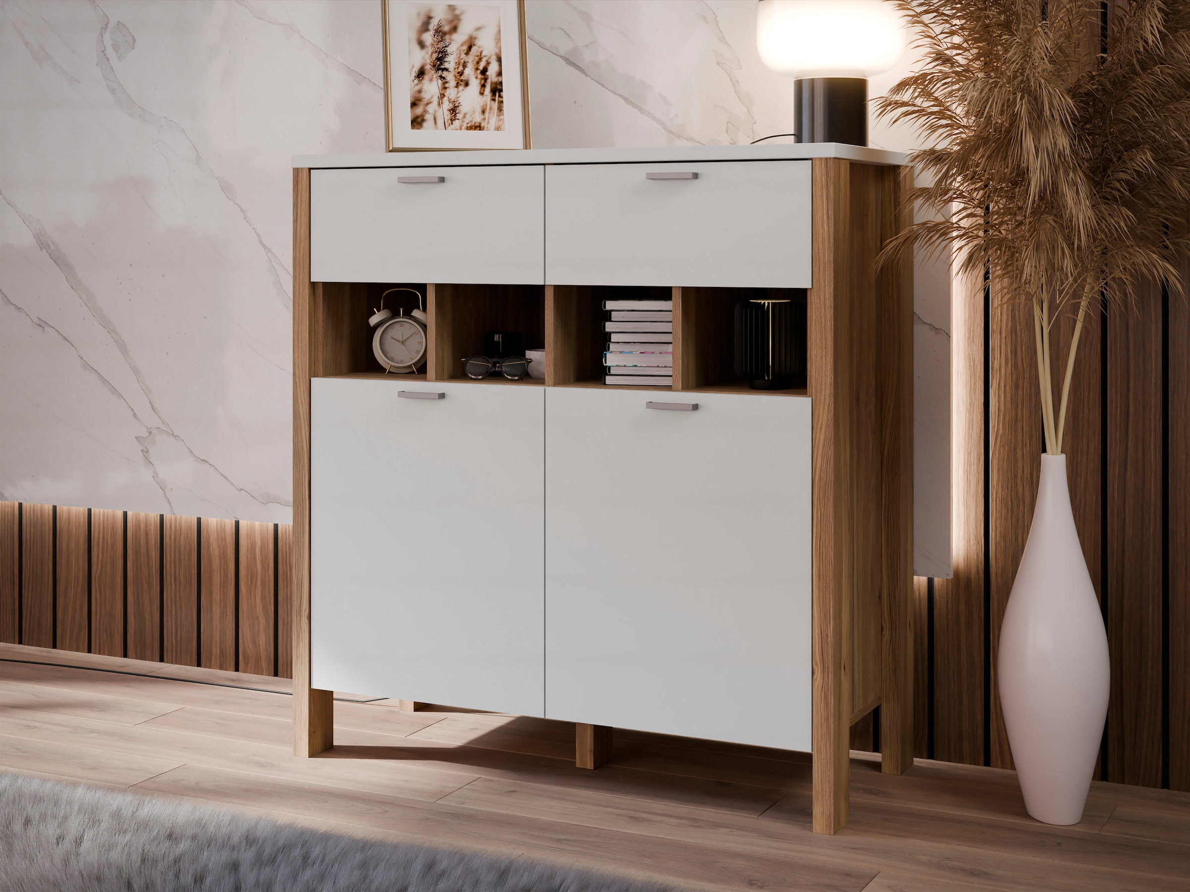 FORTE Highboard "Saitama" günstig online kaufen