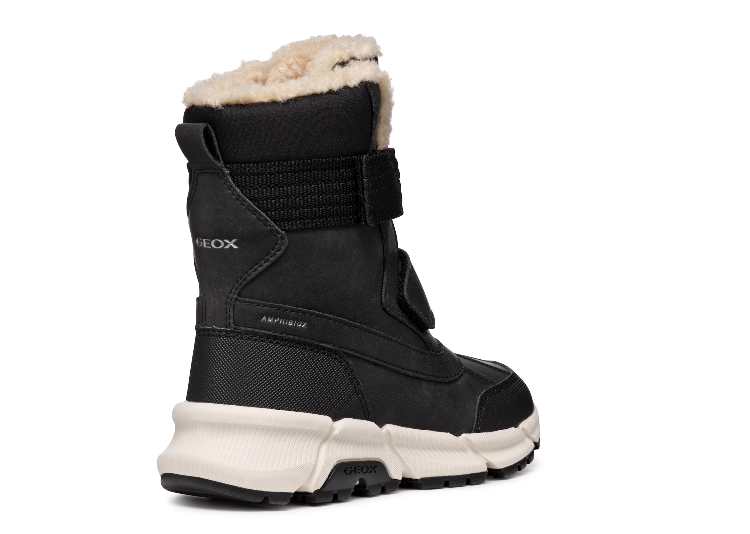 Geox Winterstiefel »J FLEXYPER PLUS BOY«  Snowboots, Klettstiefel mit Warmfutter, Größenschablone zum Download