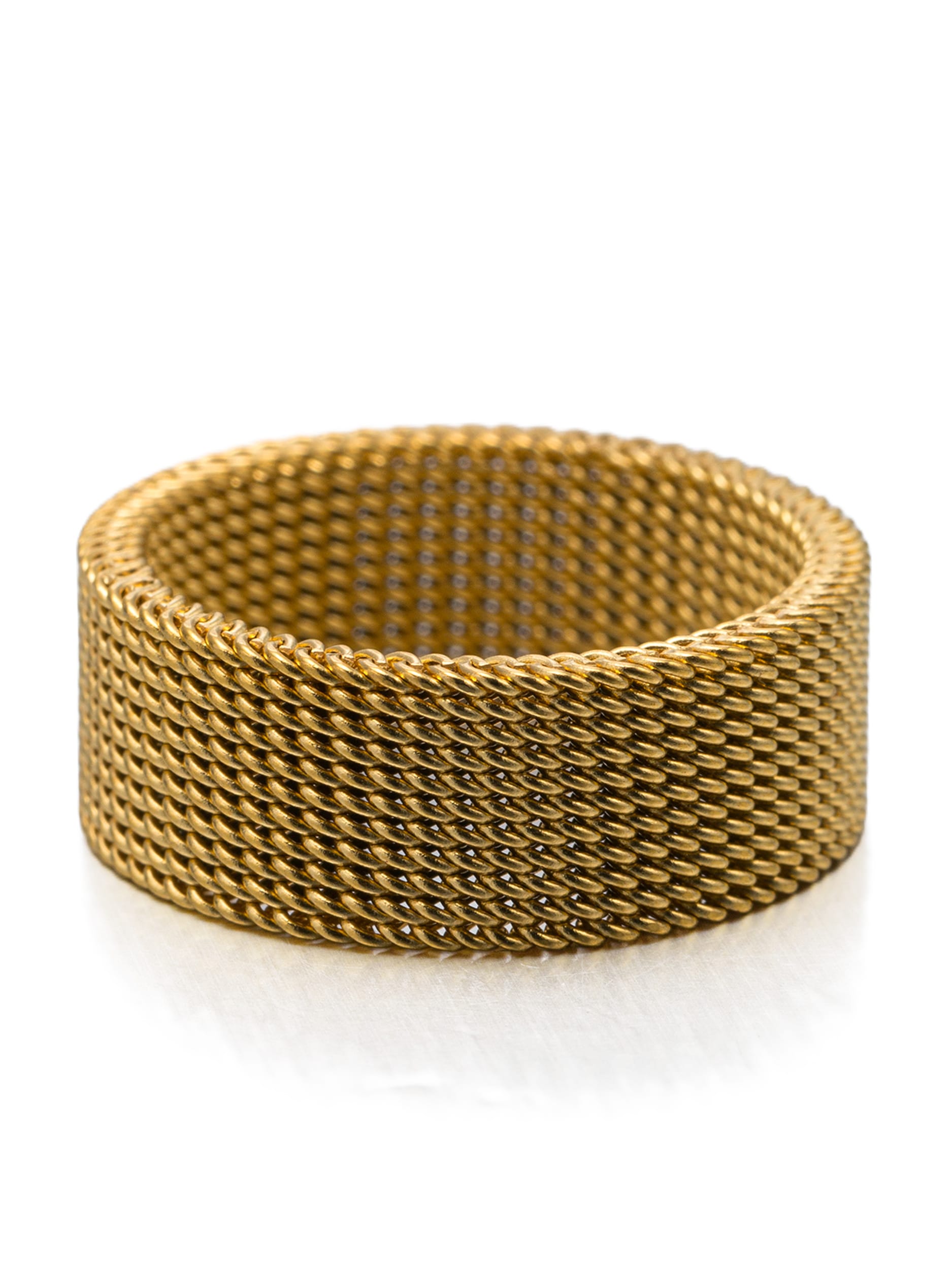 Aniston JEWELRY & WATCHES Fingerring »Schmuck Geschenk Edelstahl Damenring Ring Mesh-Optik« Made in Germany