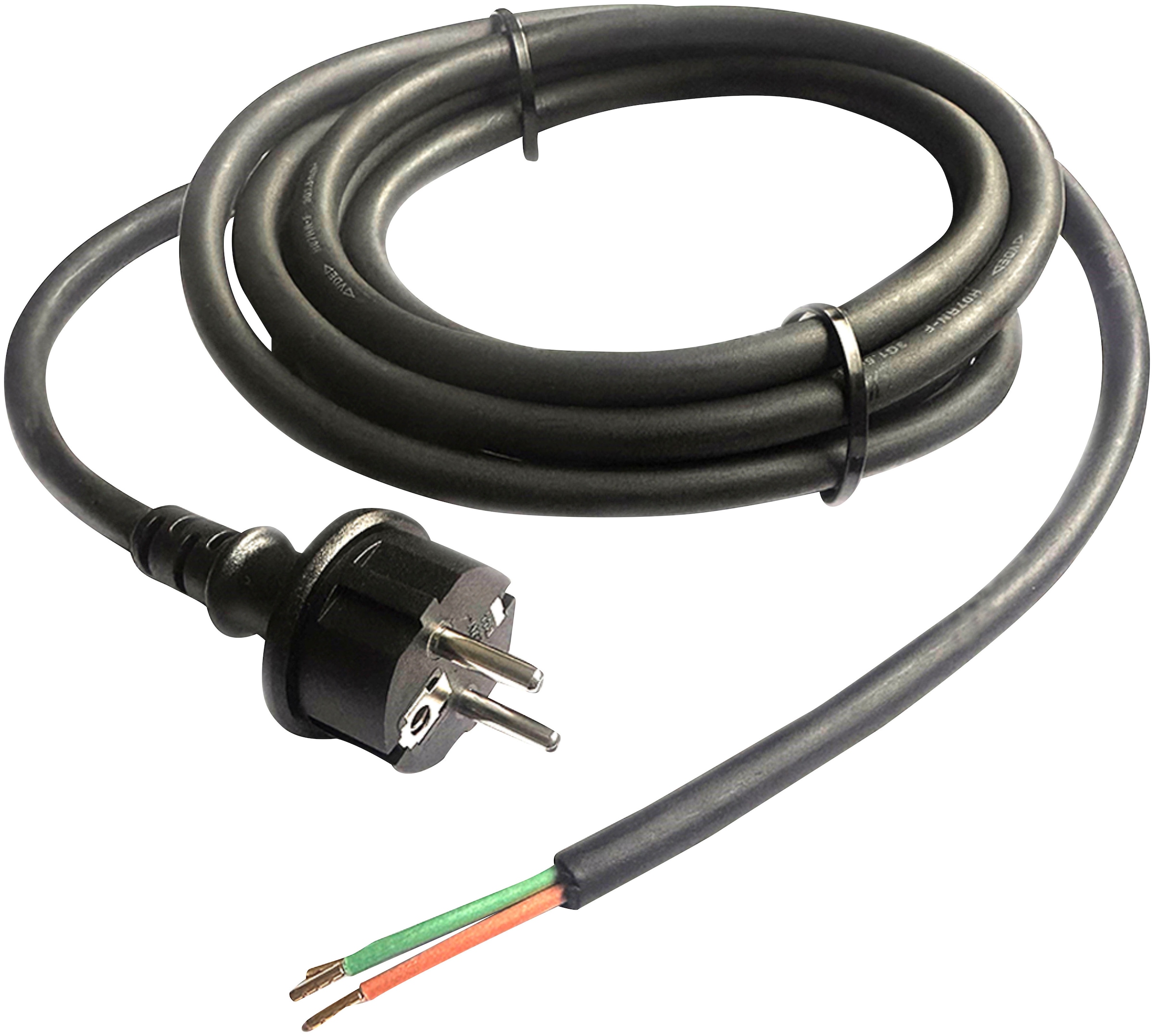 as Schwabe Elektro-Kabel, 1000 cm, Anschlussleitung mit Schuko-Stecker 10m