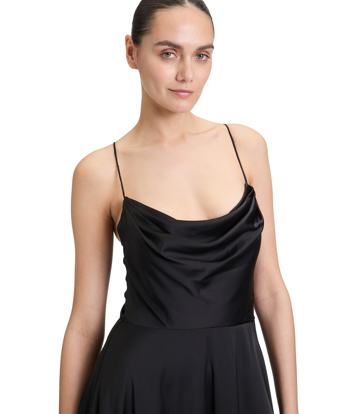 Vera Mont Abendkleid »Vera Mont Abendkleid mit Wasserfallausschnitt«, Material