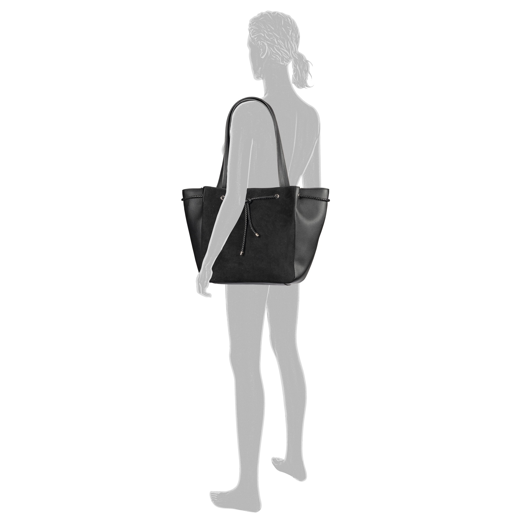 Gabor Shopper »Letitia« Damen Handtasche mit Bänderverzierung