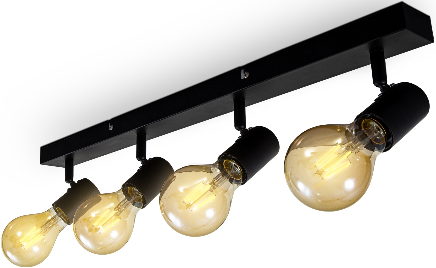 B.K.Licht Deckenspots »BK_DS1267 Landhausstil Deckenlampe, Schwenkbar, Retro«, 4 flammig-flammig, 4-flammig, ohne Leuchtmittel (max. 60W)