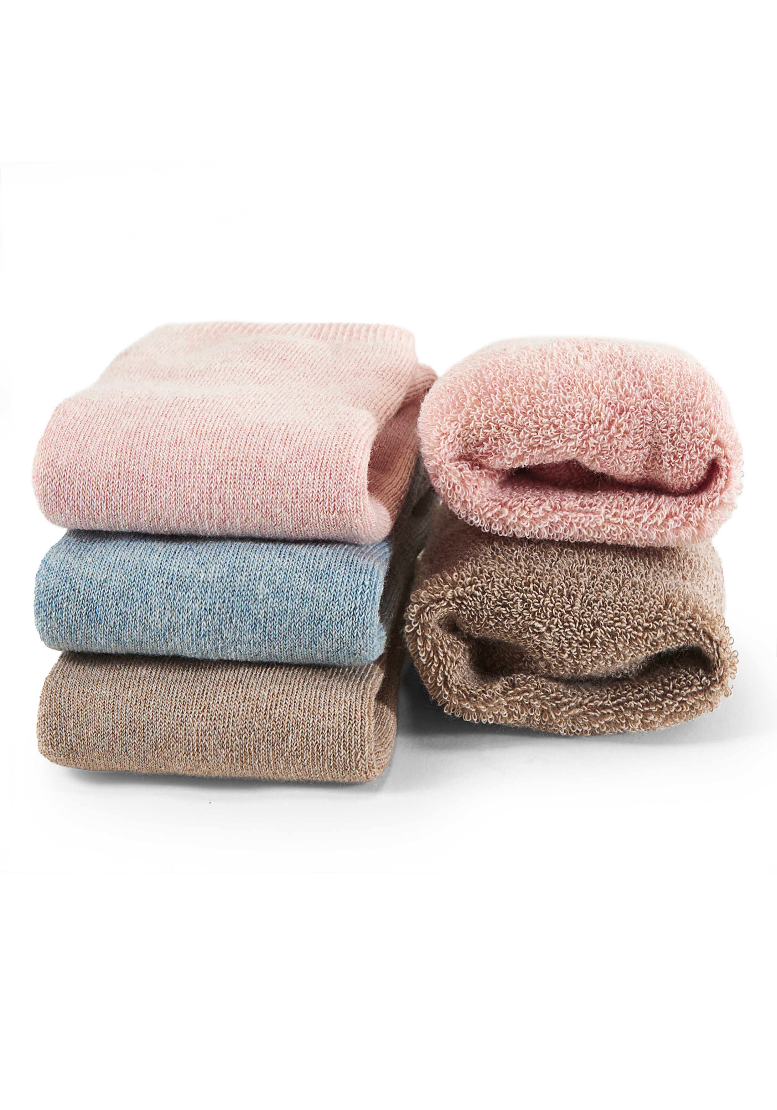 Thumbnail - Arizona Kuschelsocken Packung, 3 Stk. tlg. mit Antirutsch in Form eines Spruches