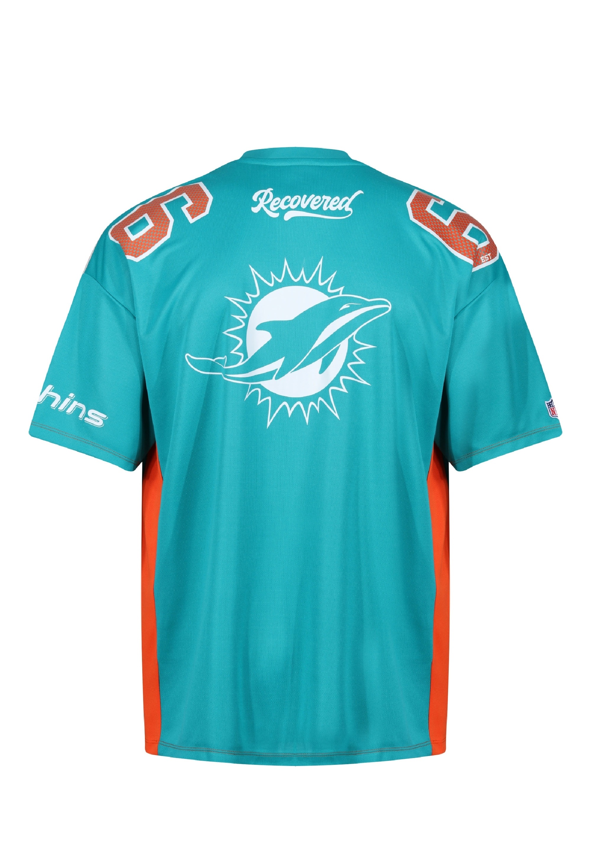 Recovered T-Shirt "NFL Dolphins Est 66 Oversized", für alle Miami Dolphins- günstig online kaufen