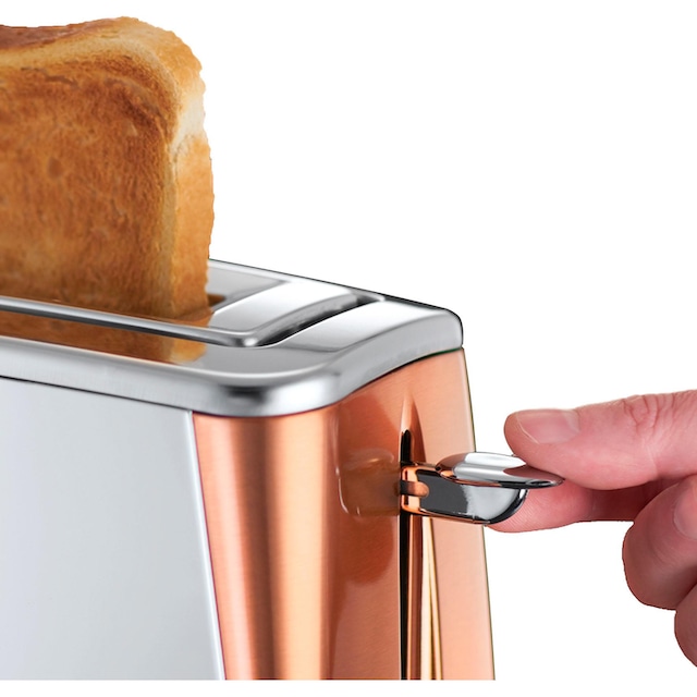 RUSSELL HOBBS Toaster »Luna Copper Accents 24310-56«, 1 langer Schlitz, für  2 Scheiben, 1420 W kaufen | BAUR