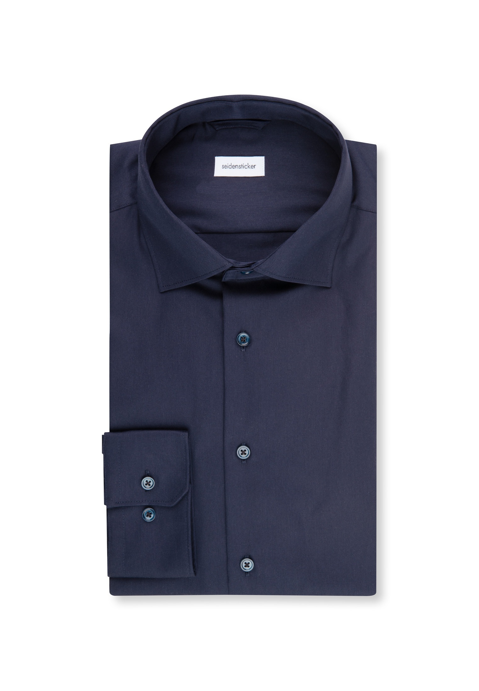 seidensticker Businesshemd »Schwarze Rose« Slim 1/1 Kentkragen Uni